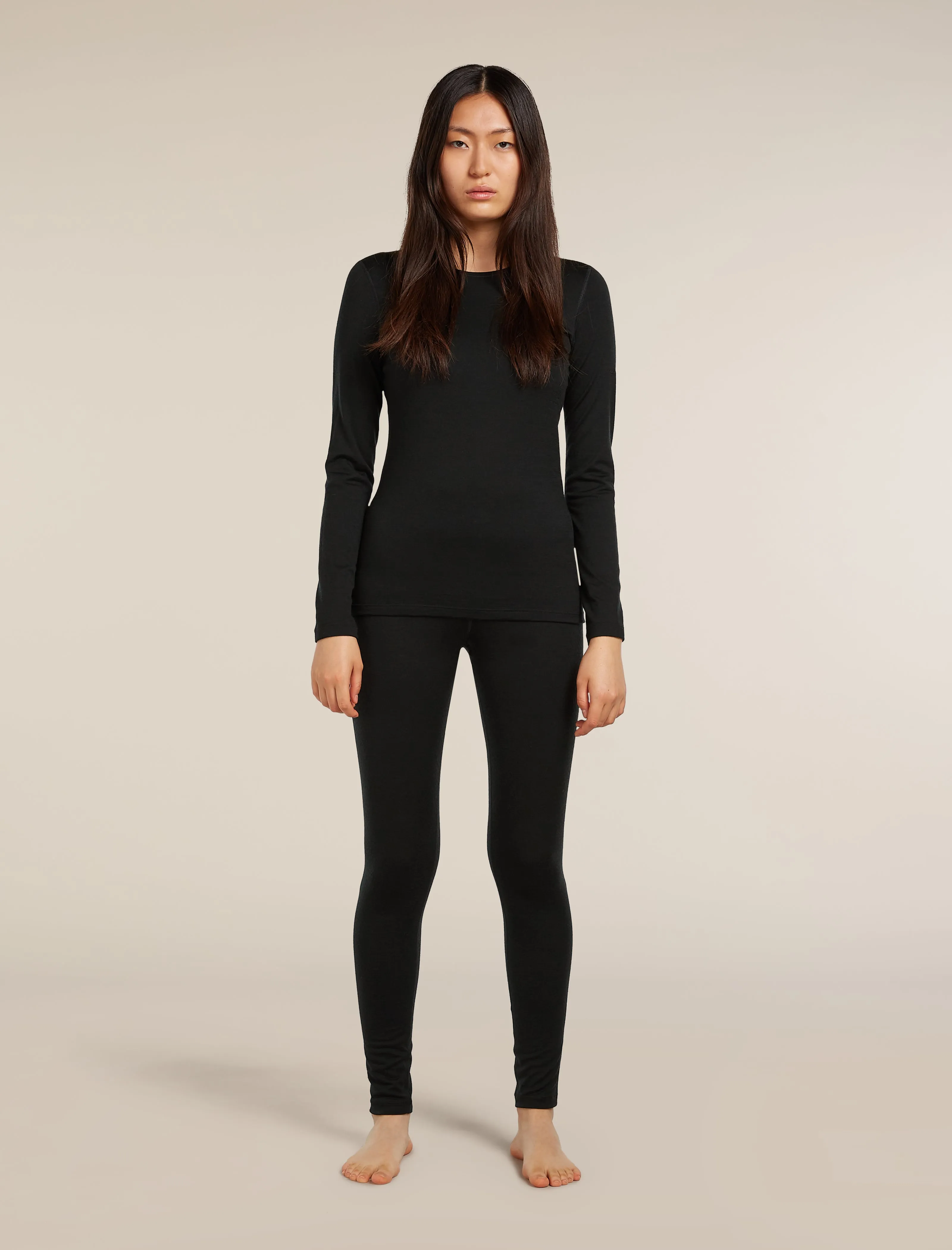 Women's Merino 200 Oasis Long Sleeve Crewe Thermal Top sold by Icebreaker product image thumbnail 3