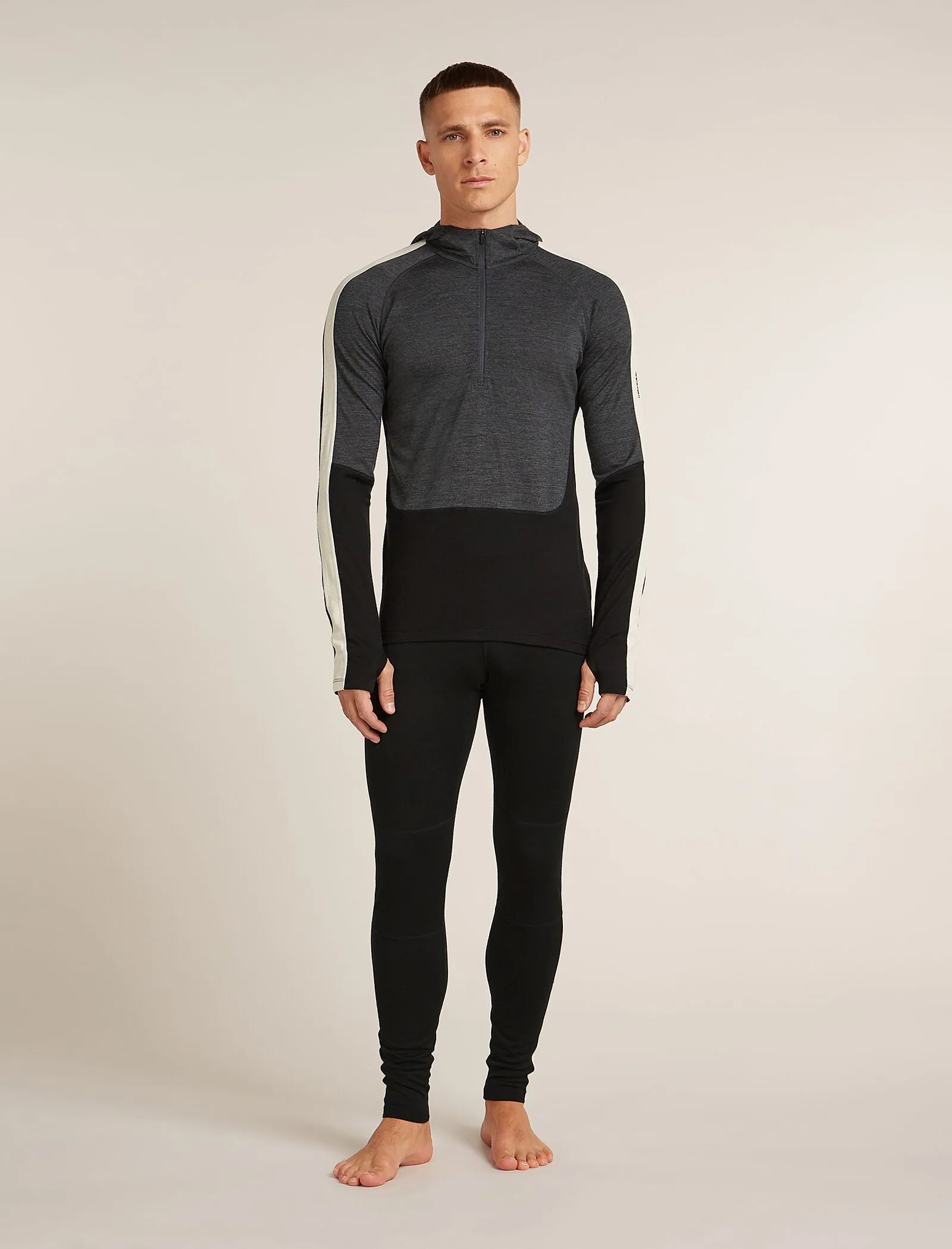 Men's Merino 200 Oasis+ Long Sleeve Half Zip Thermal Hoodie sold by Icebreaker product image thumbnail 3