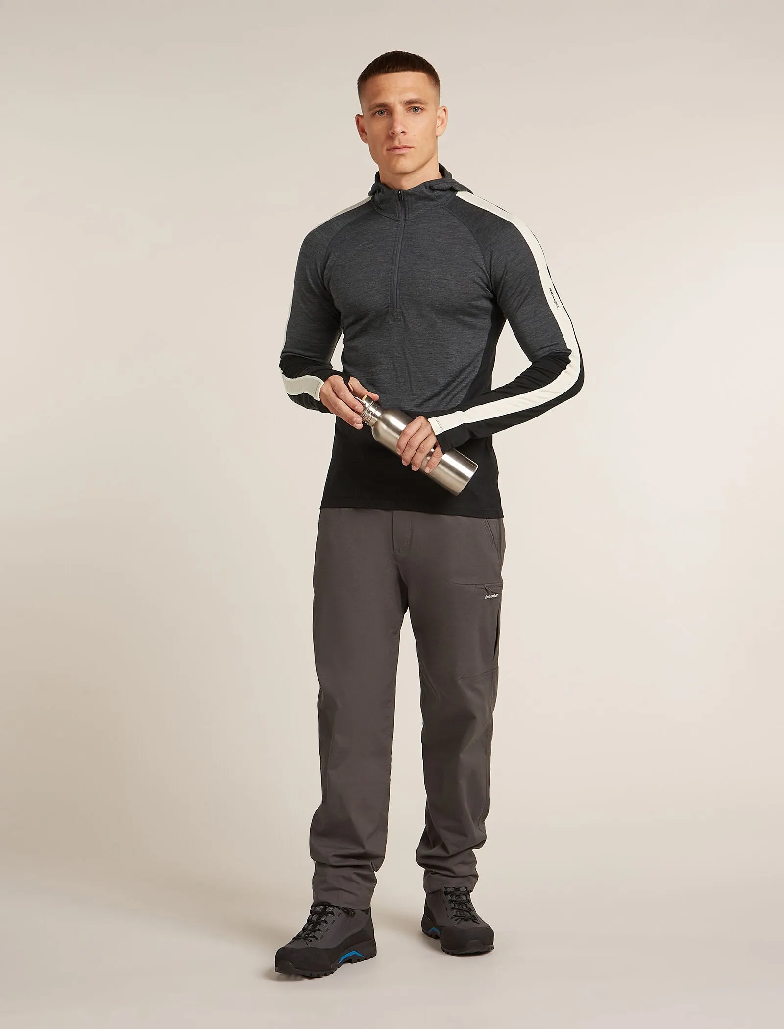 Men's Merino 200 Oasis+ Long Sleeve Half Zip Thermal Hoodie sold by Icebreaker product image thumbnail 4