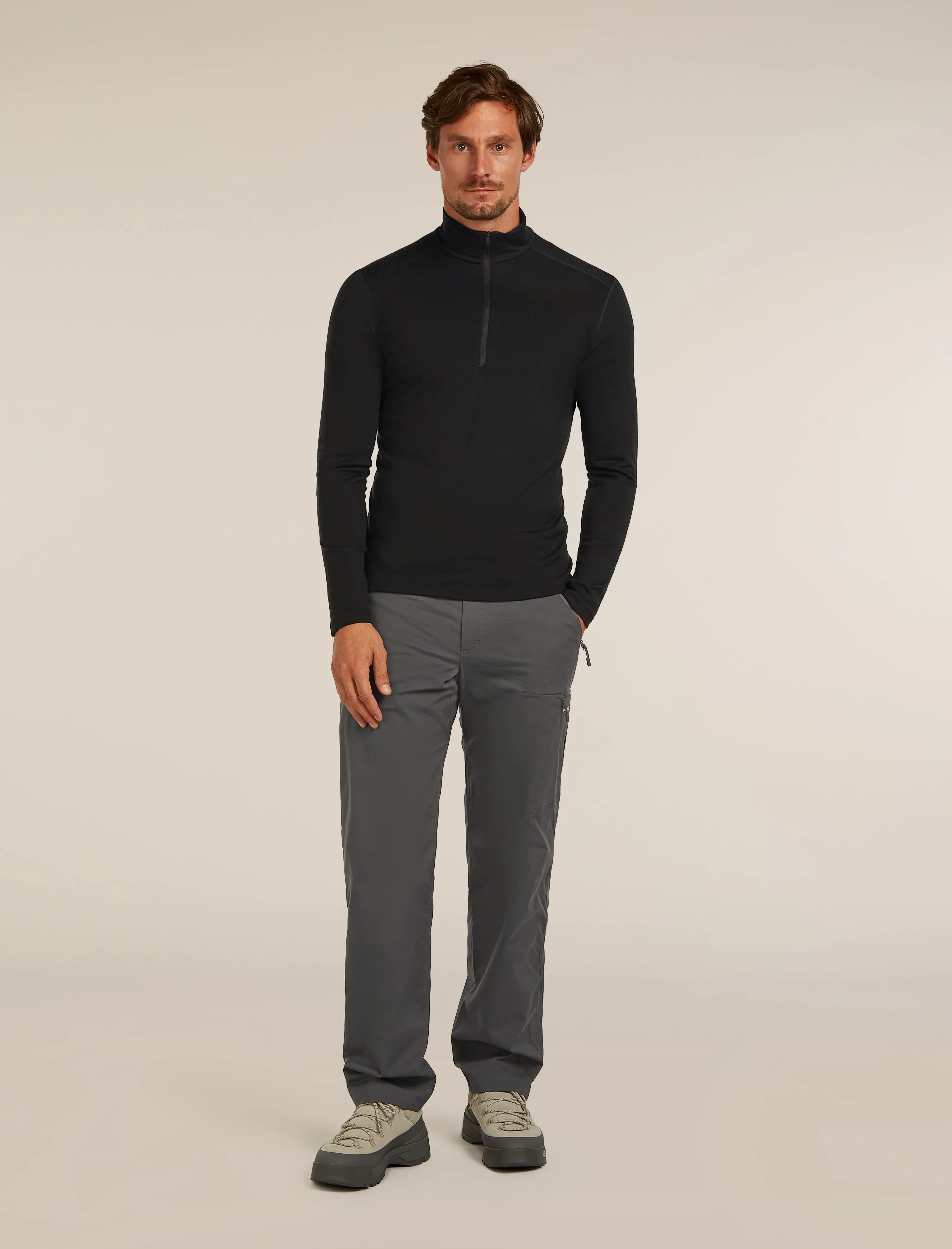 Men's Merino 200 Oasis Long Sleeve Half Zip Thermal Top sold by Icebreaker product image thumbnail 3