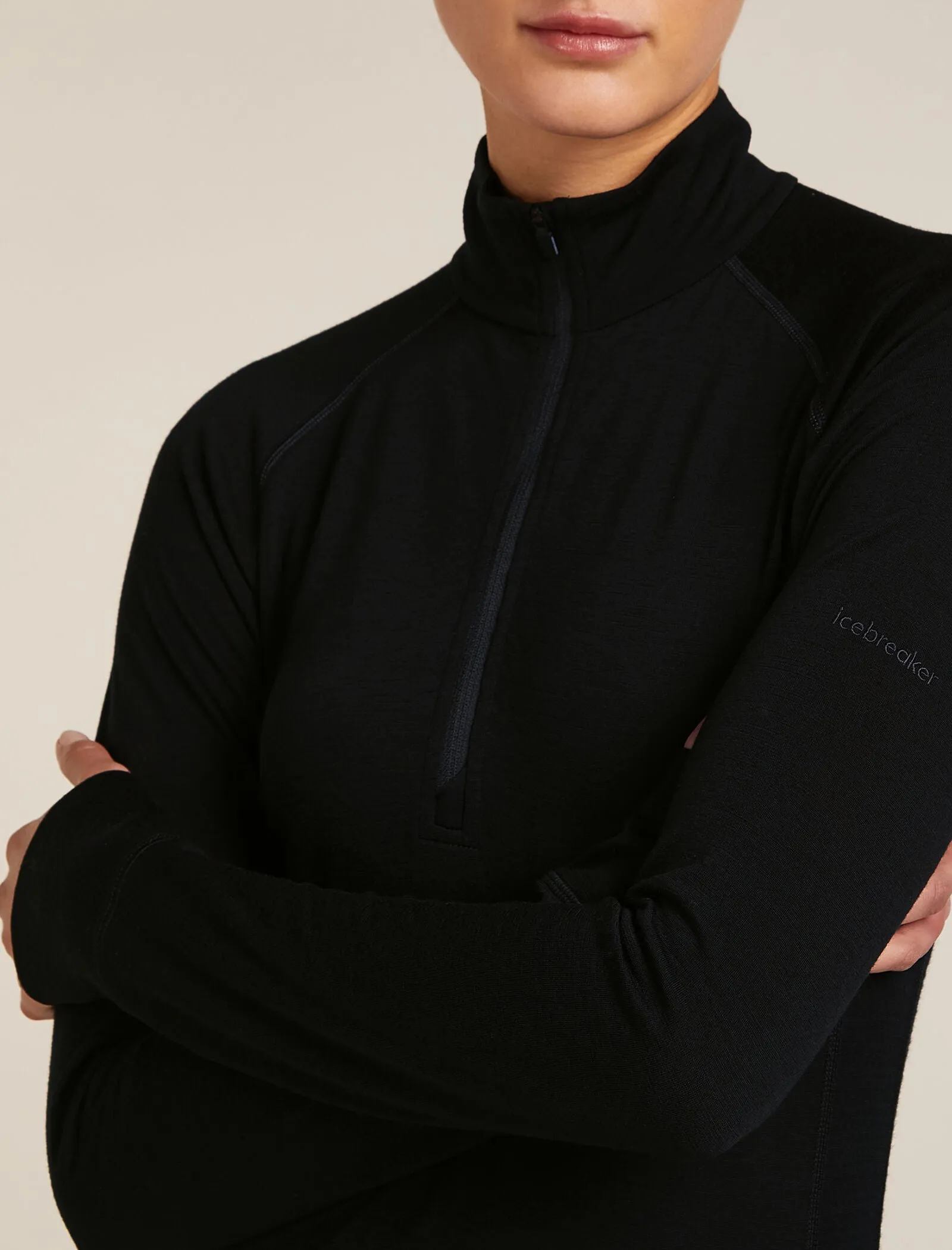 Women's Merino 200 ZoneKnit™ Long Sleeve Half Zip Thermal Top sold by Icebreaker product image thumbnail 5