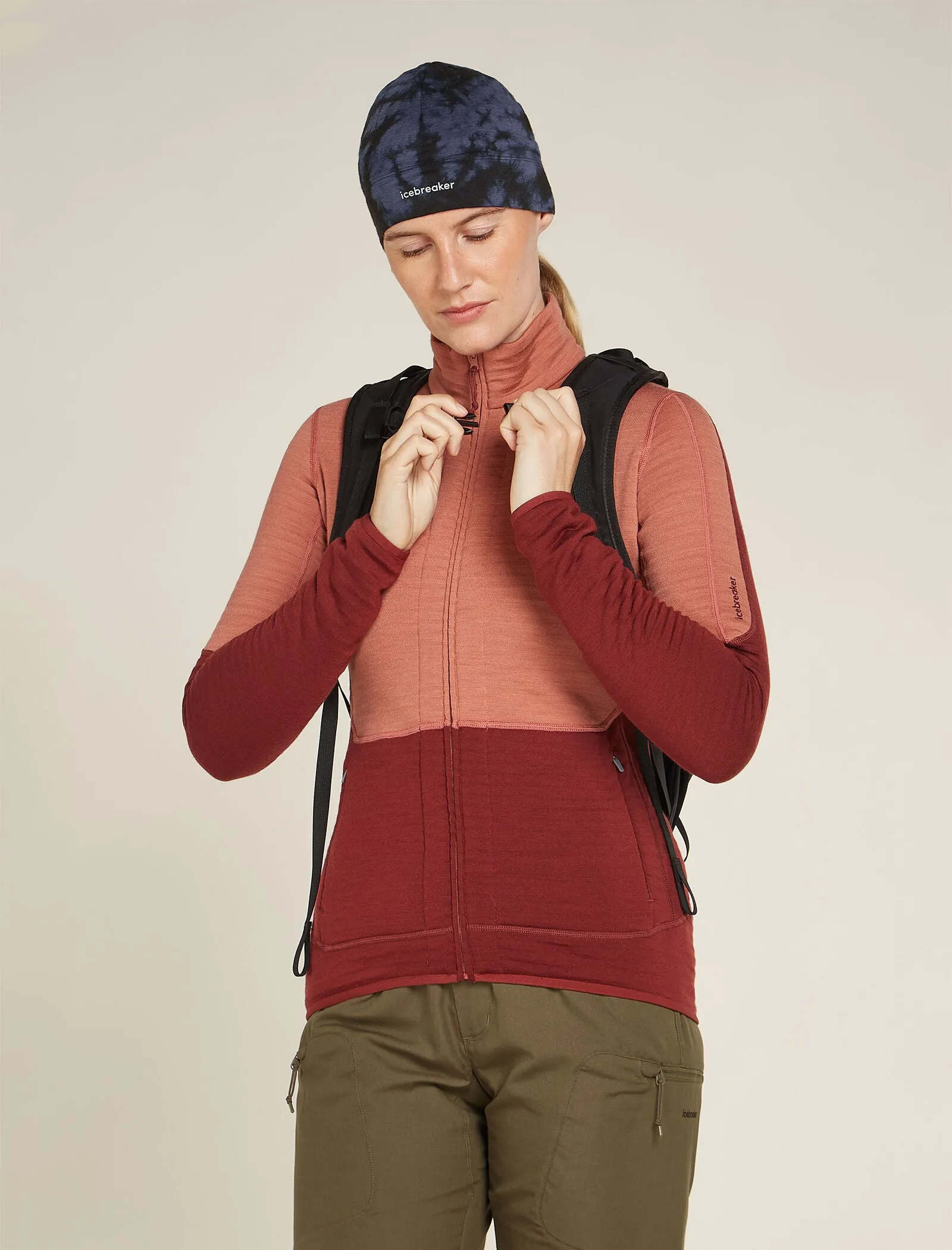 Unisex Merino 200 Oasis Beanie Cloud Dye sold by Icebreaker