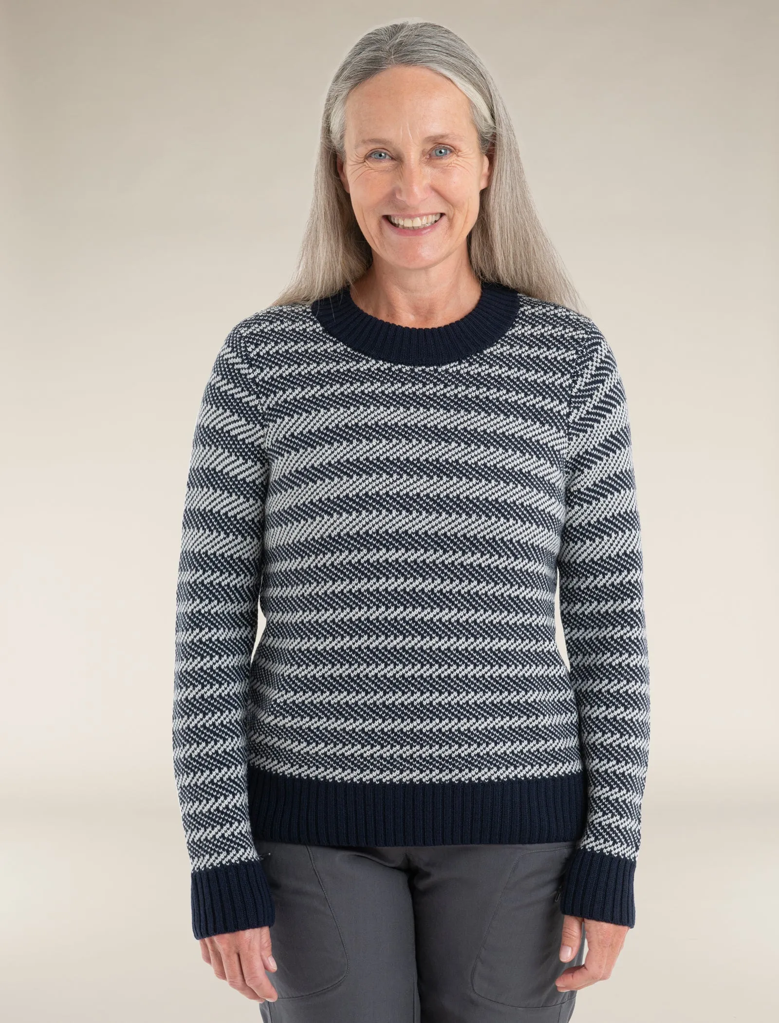 Women's Waypoint Crewe Sweater sold by Icebreaker