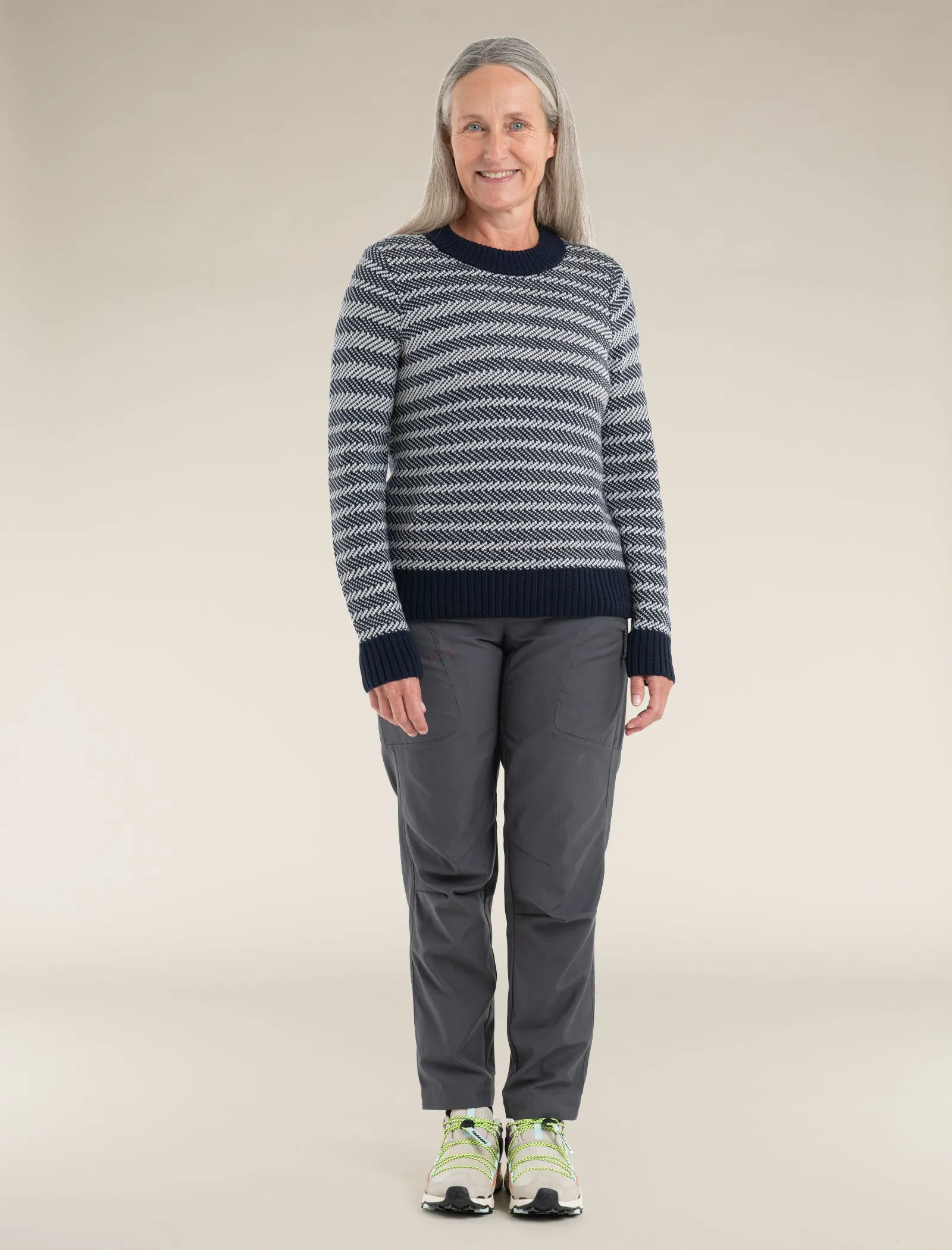 Women's Waypoint Crewe Sweater sold by Icebreaker product image thumbnail 3