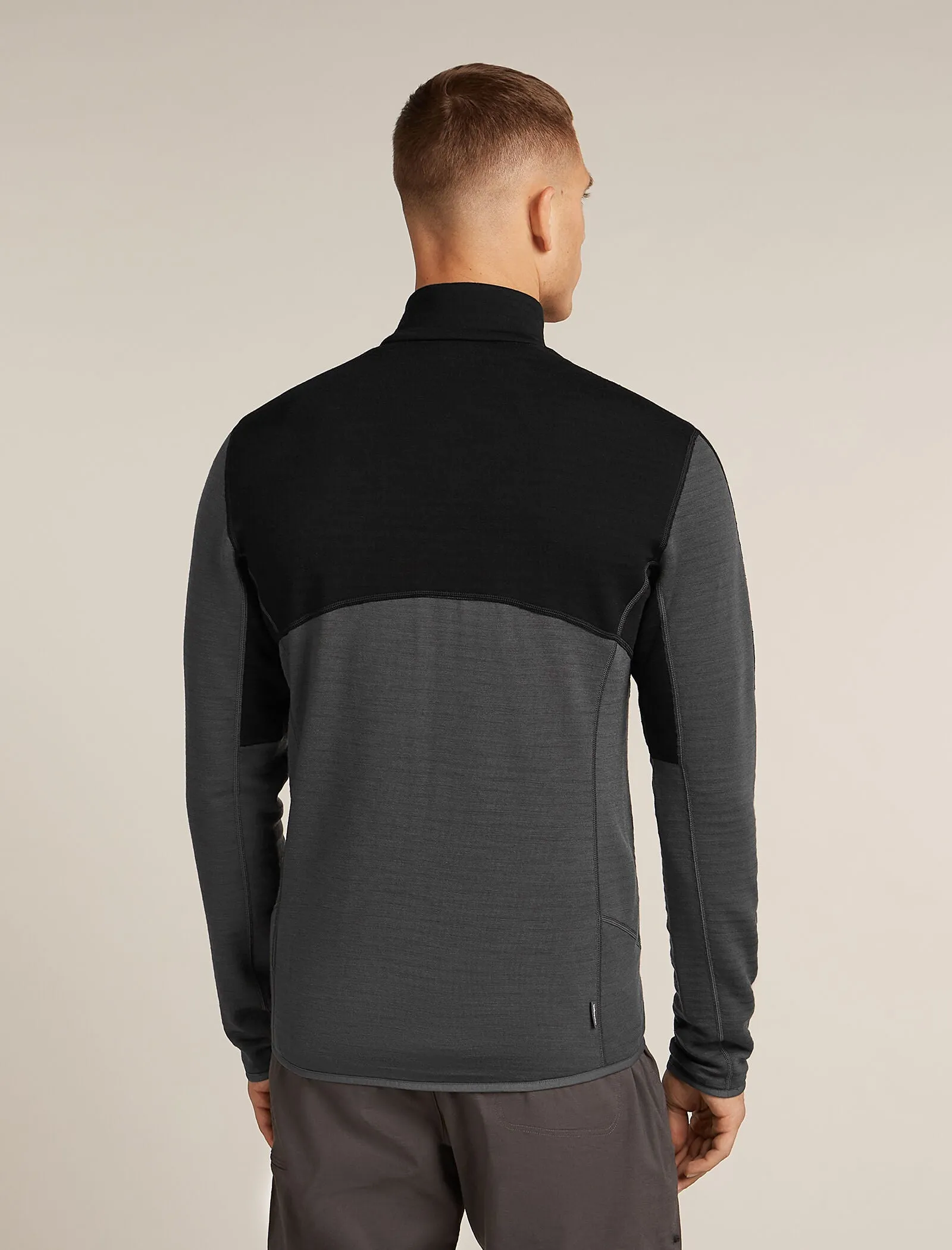 Men's Merino 400 RealFleece™ Descender Long Sleeve Zip Jacket sold by Icebreaker product image thumbnail 2