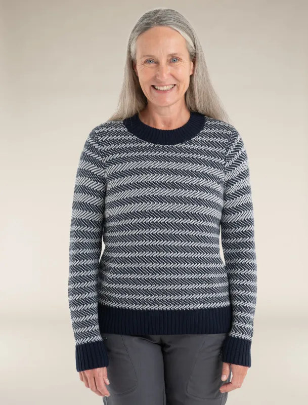 Women's Waypoint Crewe Sweater sold by Icebreaker