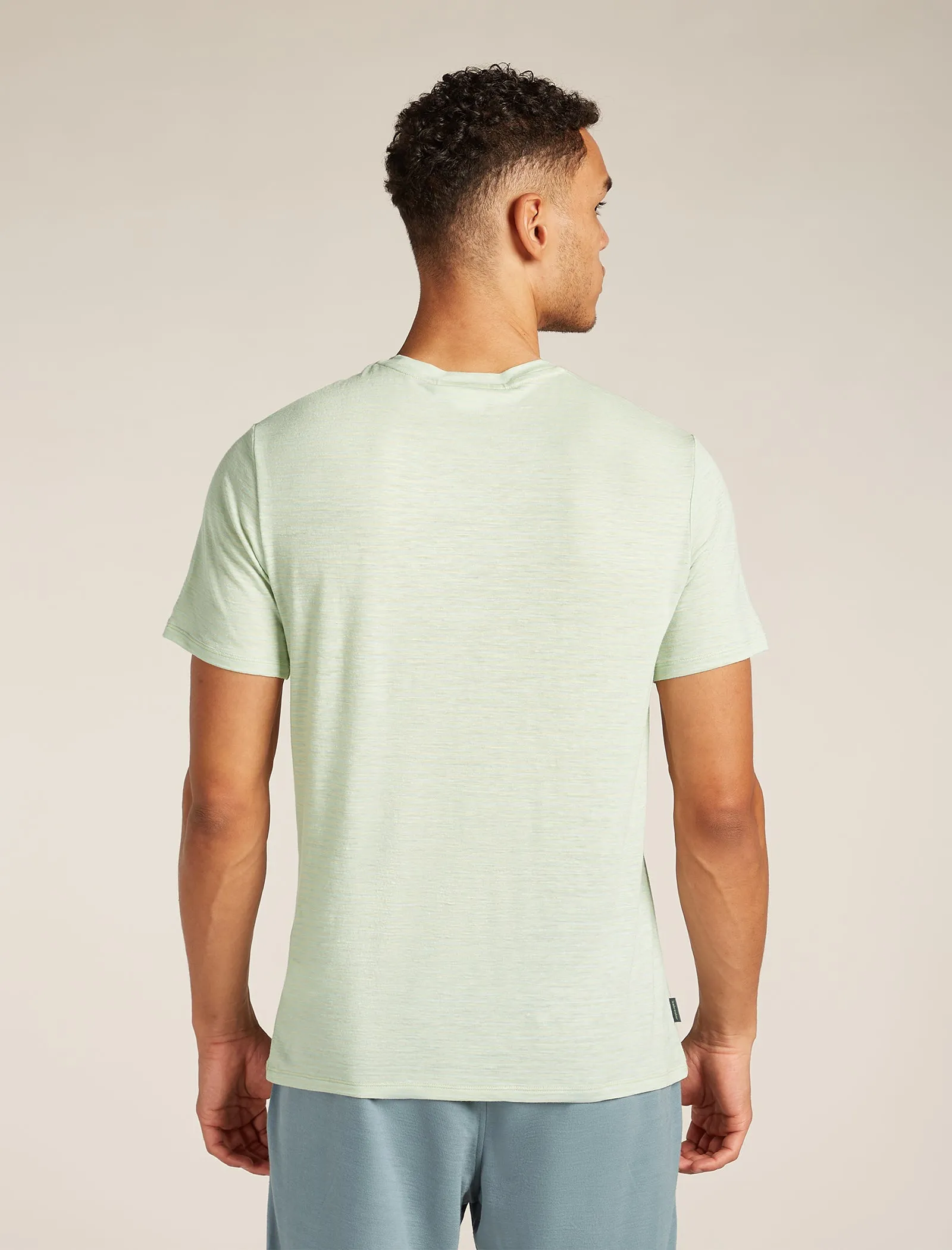 Men's Merino Linen T-Shirt Stripe sold by Icebreaker product image thumbnail 2