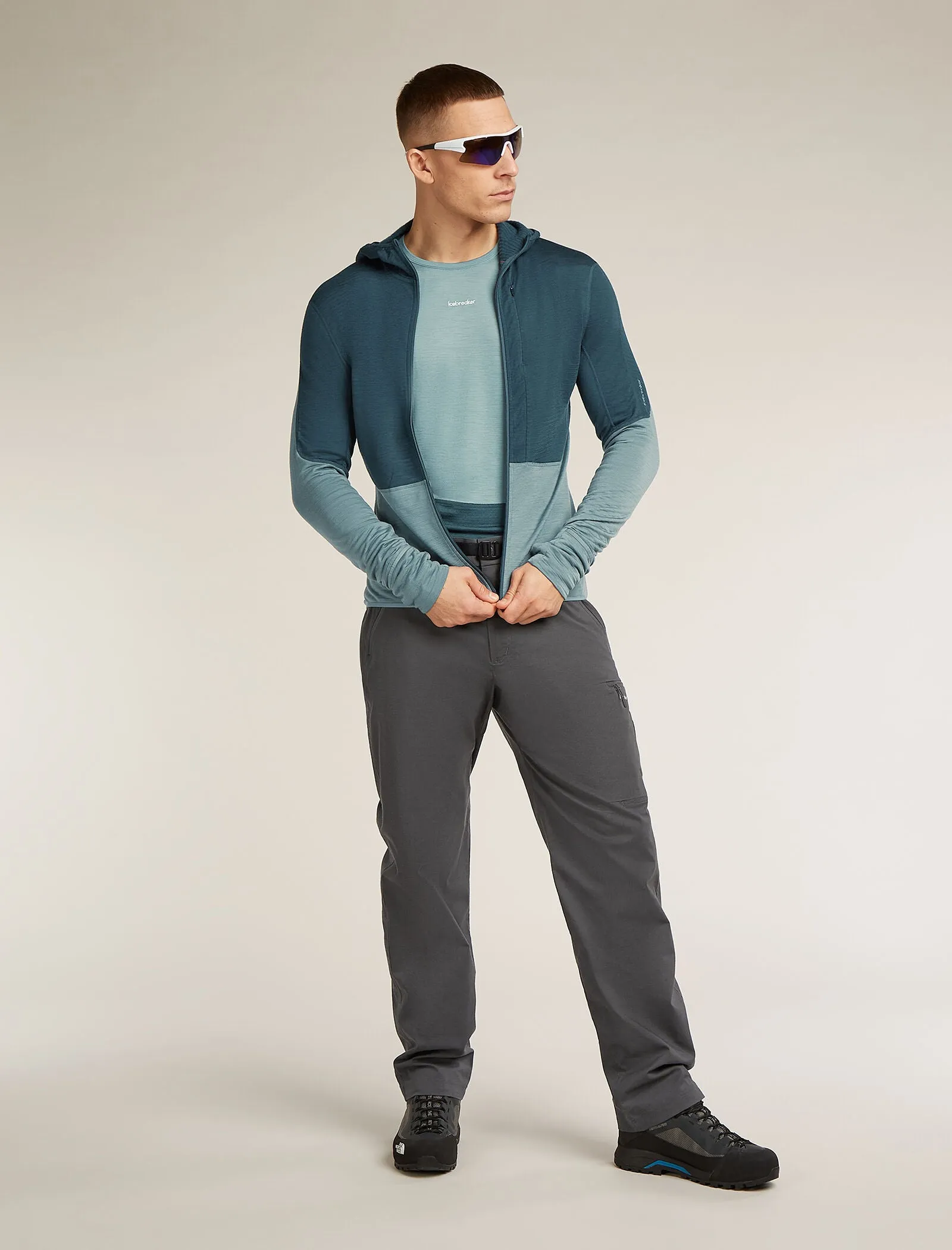 Men's Merino Blend 125 ZoneKnit™ Long Sleeve Crewe Thermal Top sold by Icebreaker product image thumbnail 4