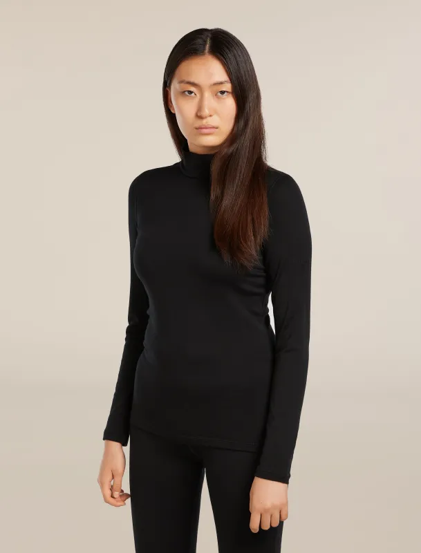Women's Merino 260 Tech Long Sleeve Turtleneck Thermal Top sold by Icebreaker