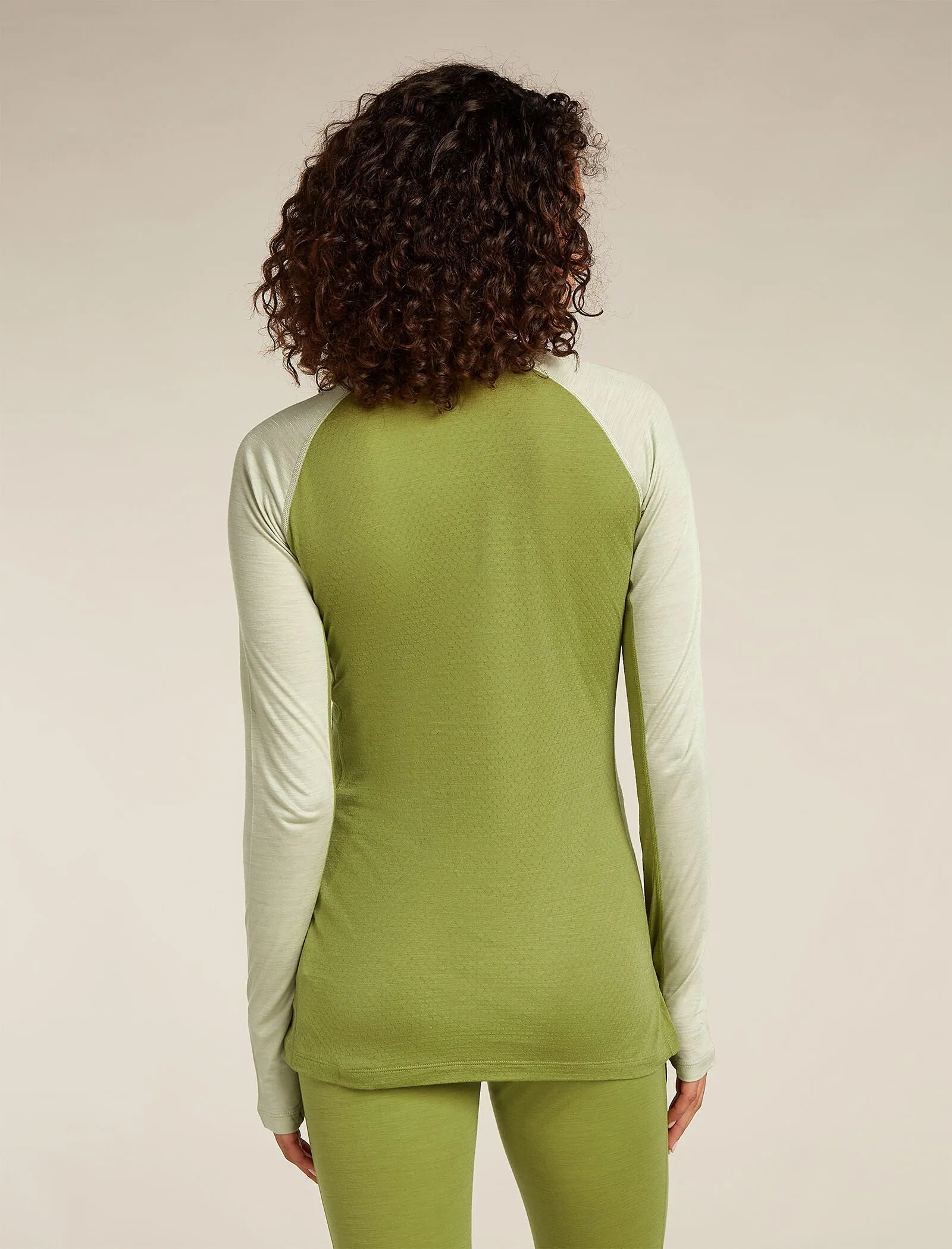 Women's Merino Blend 125 ZoneKnit™ Long Sleeve Crewe Thermal Top sold by Icebreaker product image thumbnail 2