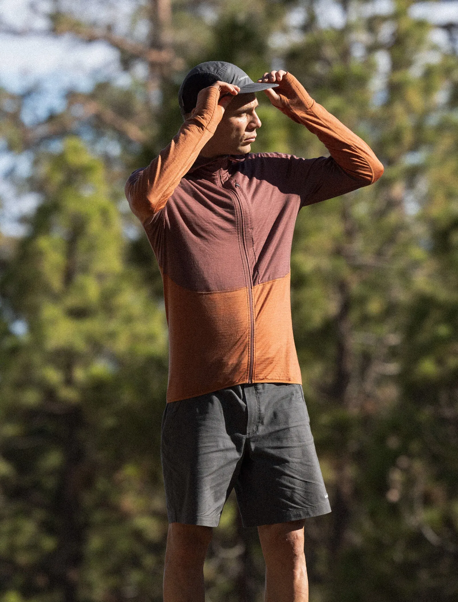 Men's Merino Blend 200 Realfleece™ Descender Long Sleeve Zip Hoodie sold by Icebreaker product image thumbnail 5