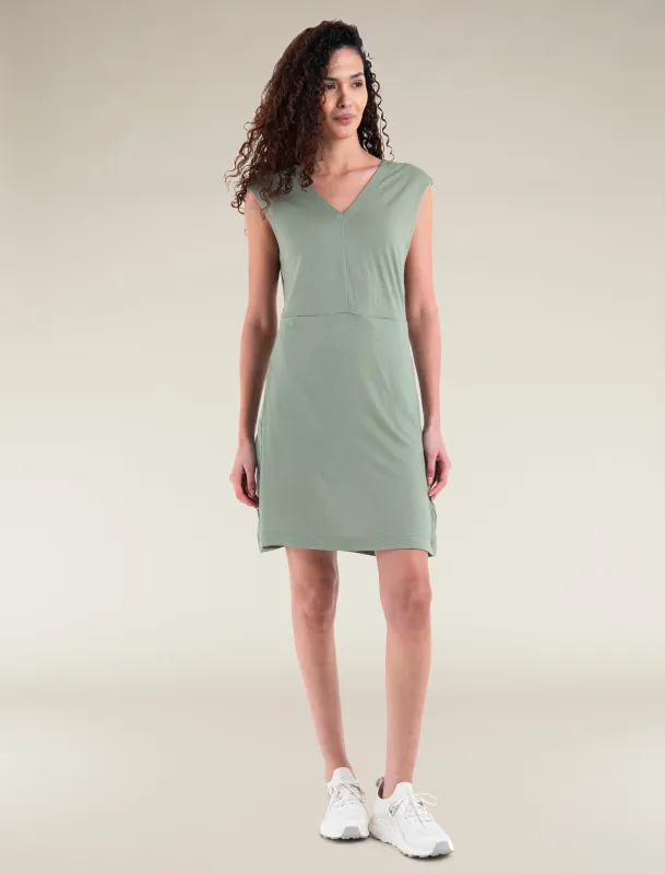 Women's Merino 200 Granary Sleeveless V Neck Dress sold by Icebreaker