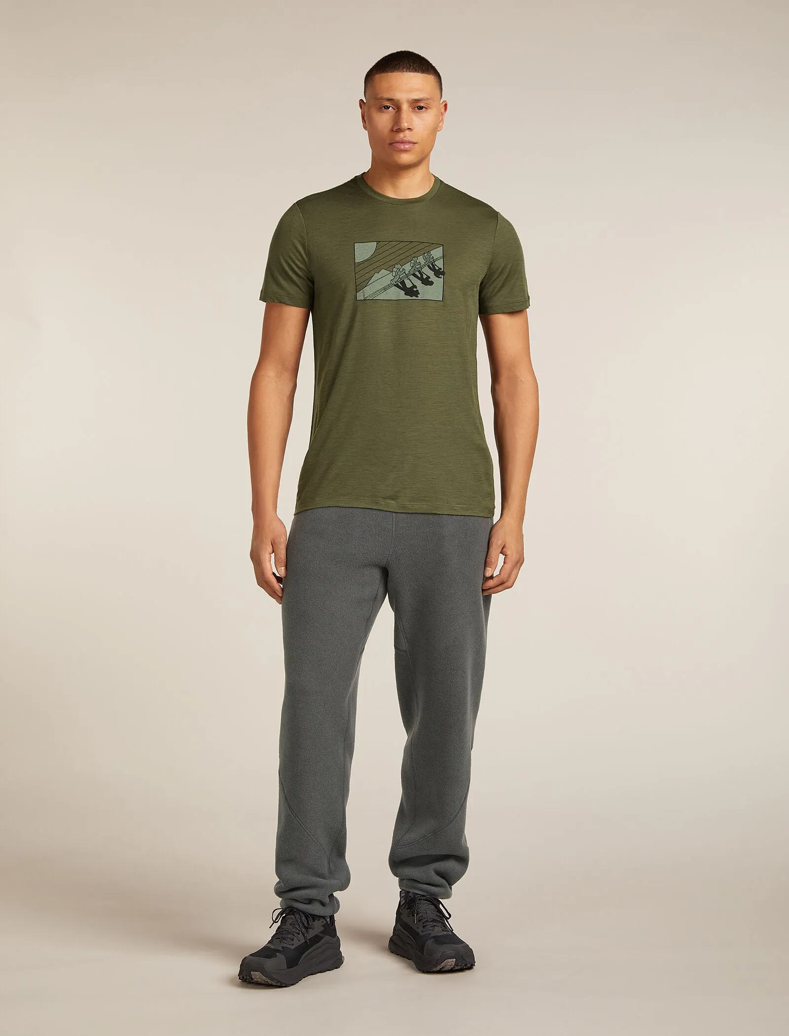 Men's Merino 150 Tech Lite Short Sleeve T-Shirt In The Wild sold by Icebreaker product image thumbnail 3