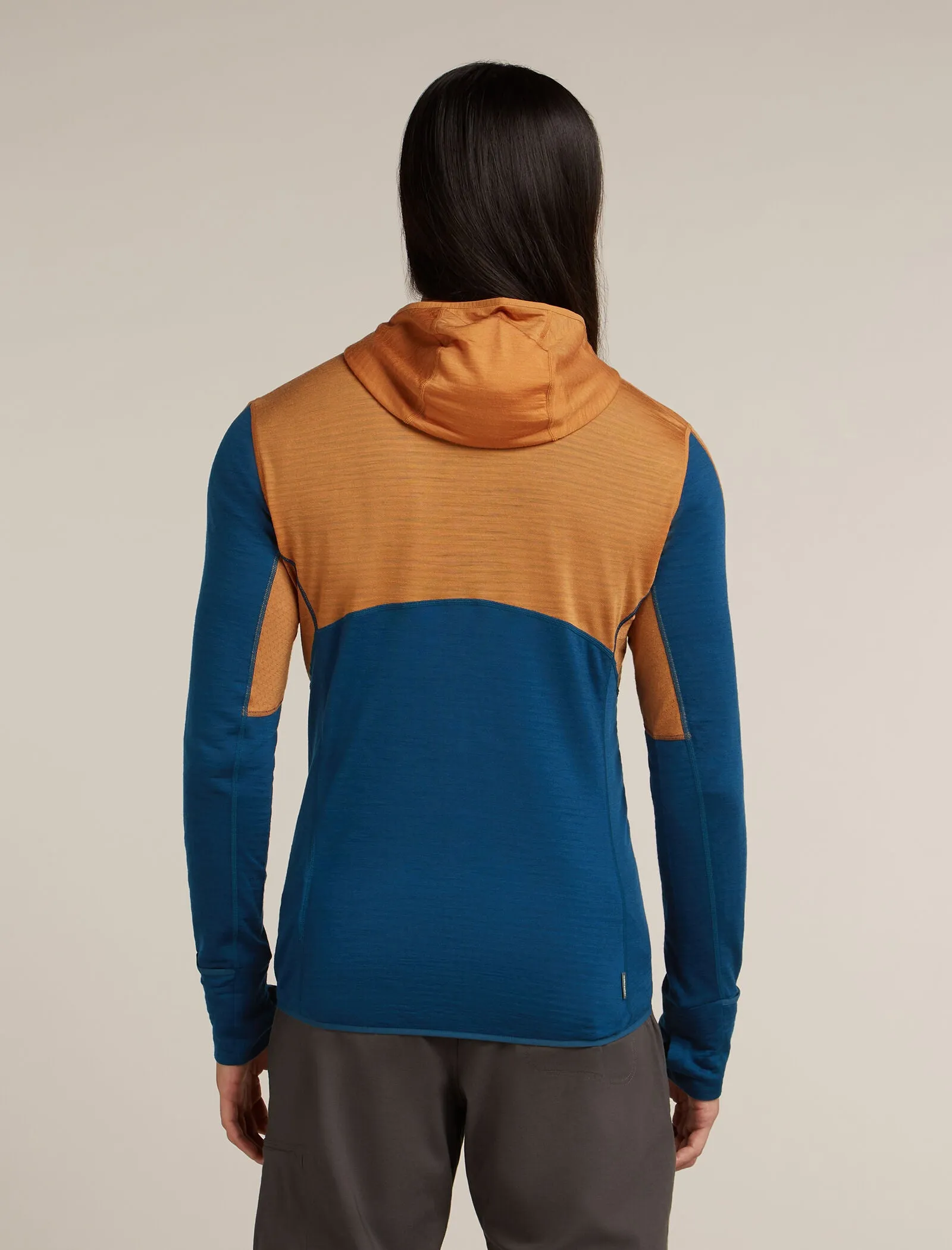 Men's Merino Blend 200 Realfleece™ Descender Long Sleeve Zip Hoodie sold by Icebreaker product image thumbnail 2