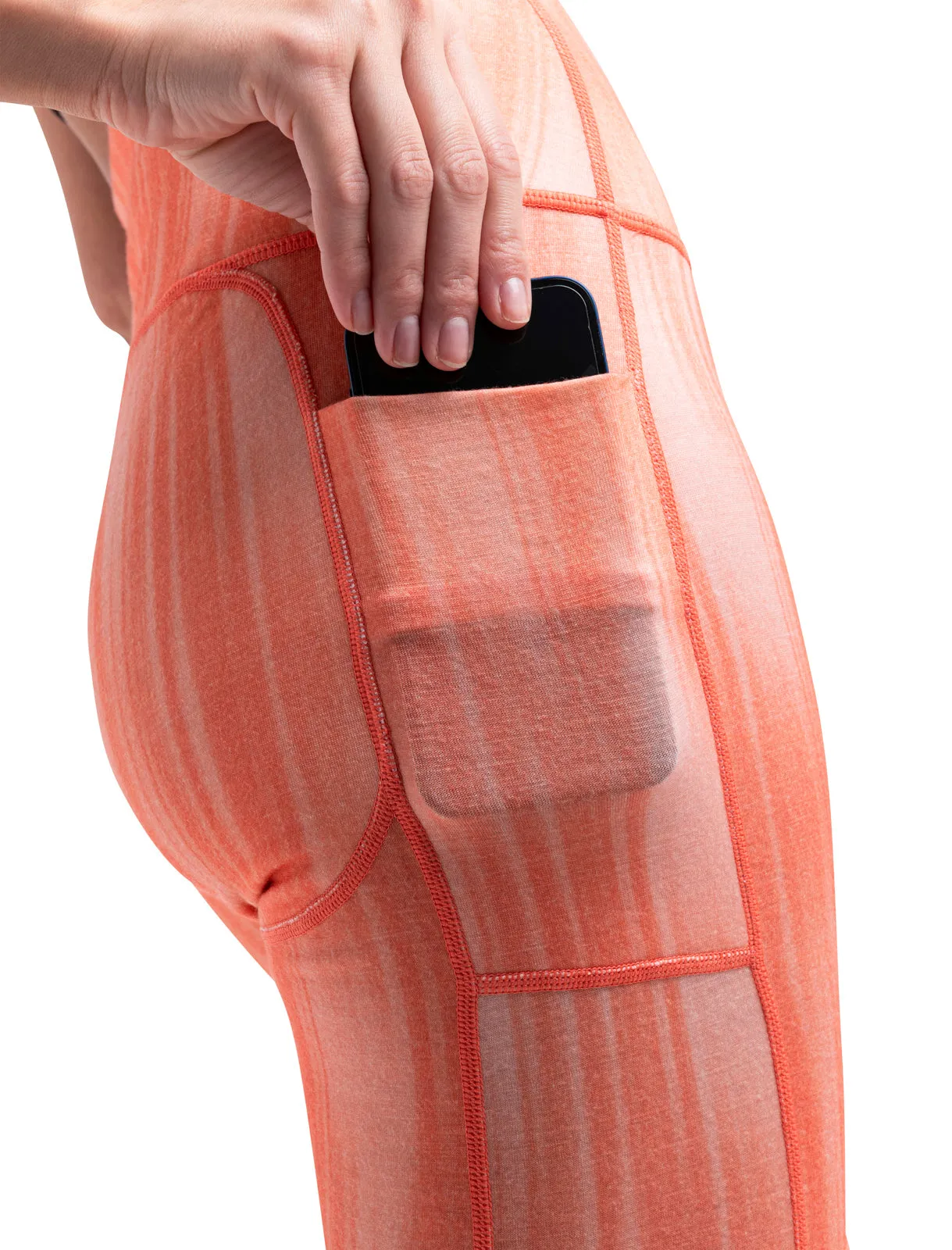 Women's Merino 260 Fastray II 25" High Rise Tights Light Reflections sold by Icebreaker product image thumbnail 3