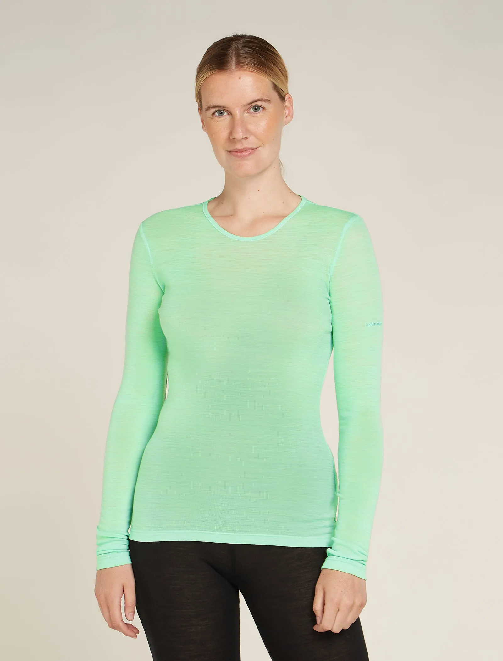 Women's Merino 175 Everyday Long Sleeve Crewe Thermal Top sold by Icebreaker
