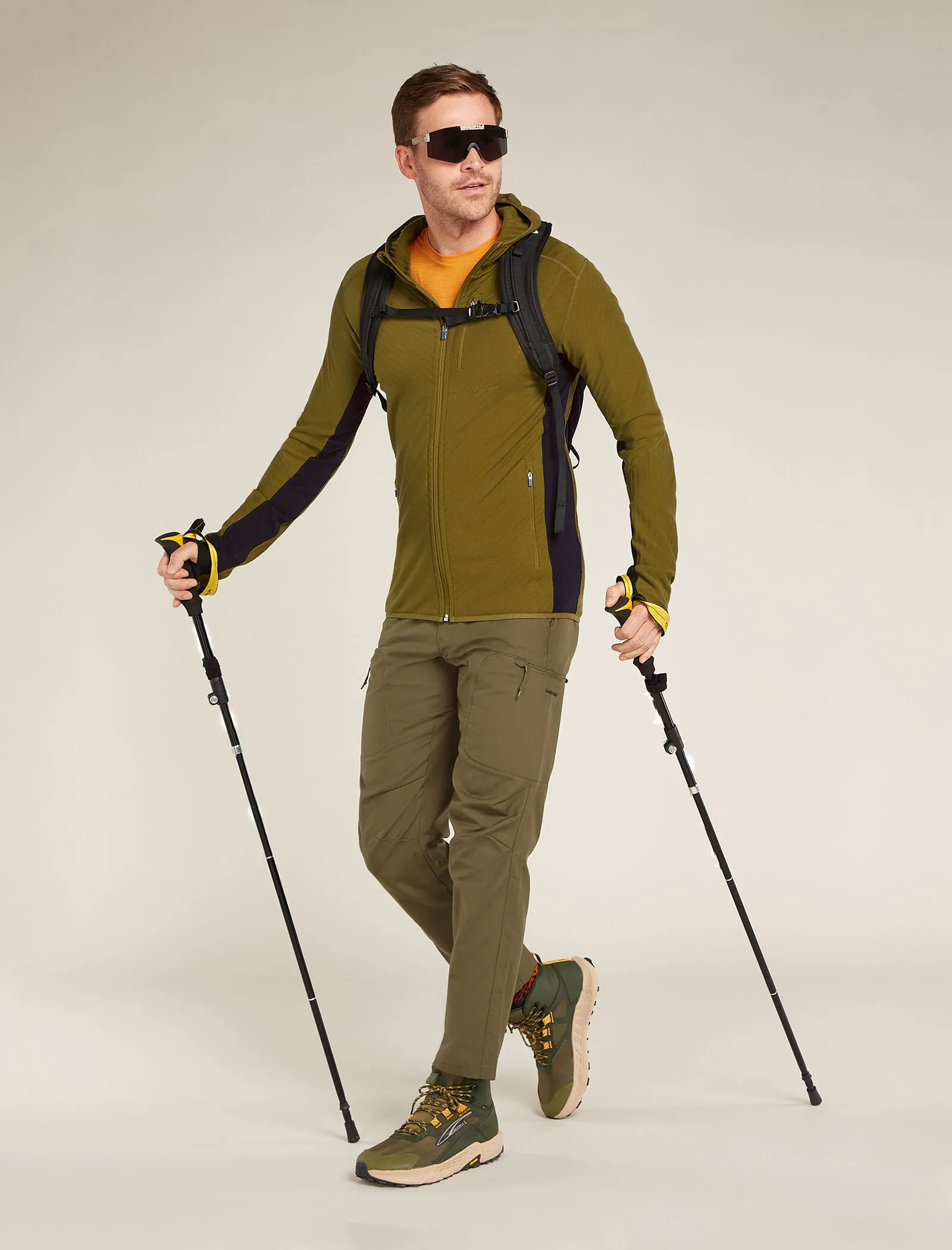 Men's Descender Long Sleeve Zip Hoodie sold by Icebreaker product image thumbnail 4