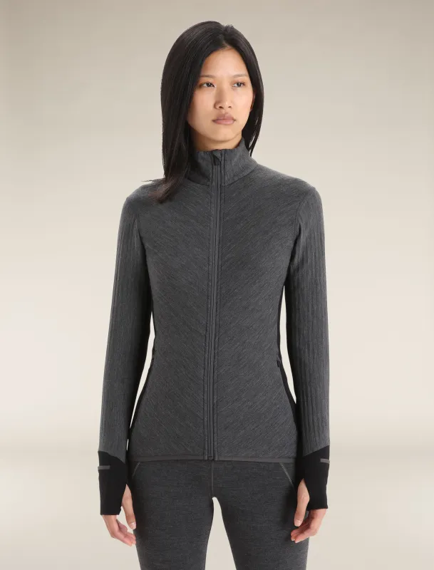 Women's Descender Long Sleeve Zip Jacket sold by Icebreaker