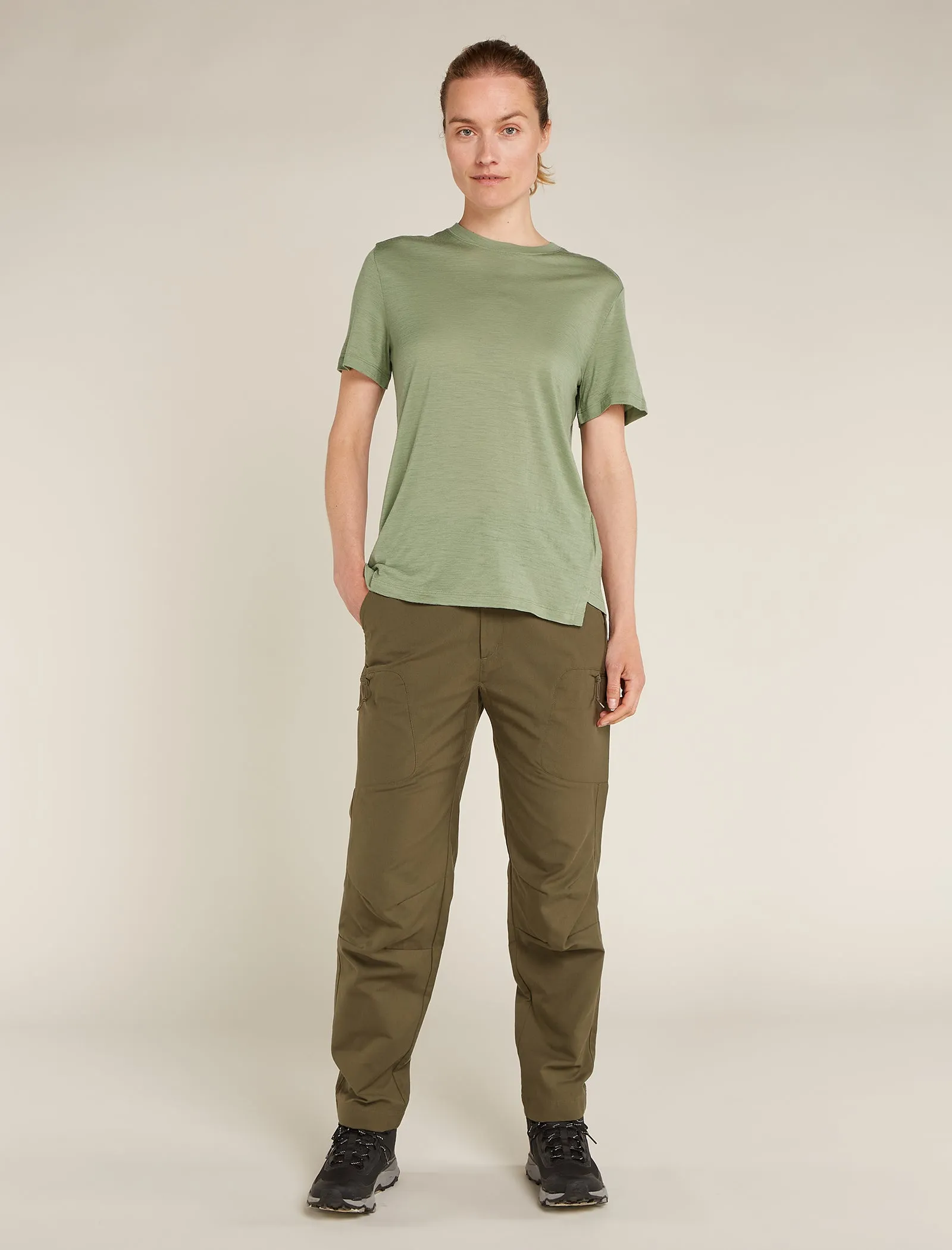 Women's Merino 150 Tech Lite Short Sleeve Relaxed T-Shirt sold by Icebreaker product image thumbnail 3