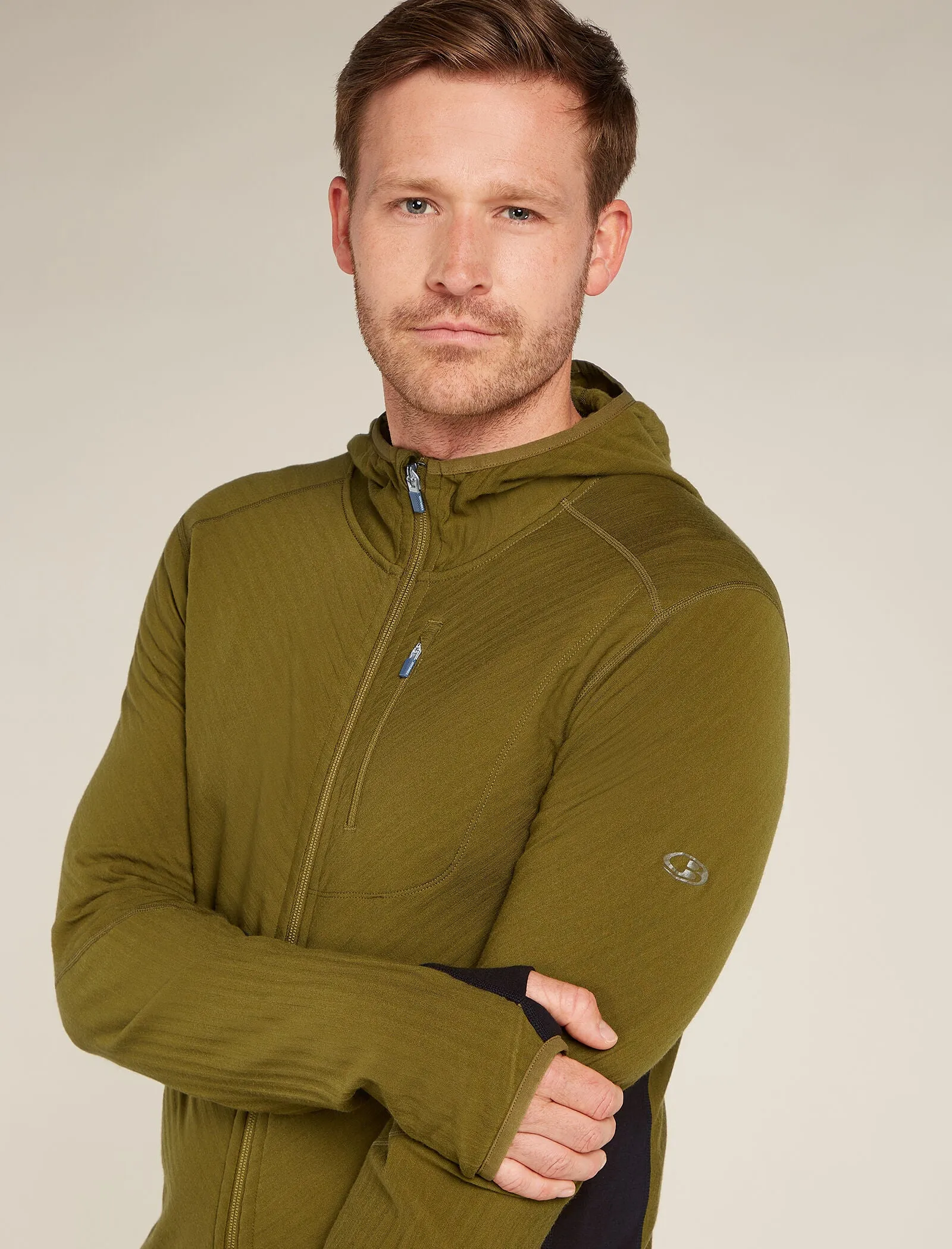 Men's Descender Long Sleeve Zip Hoodie sold by Icebreaker product image thumbnail 5