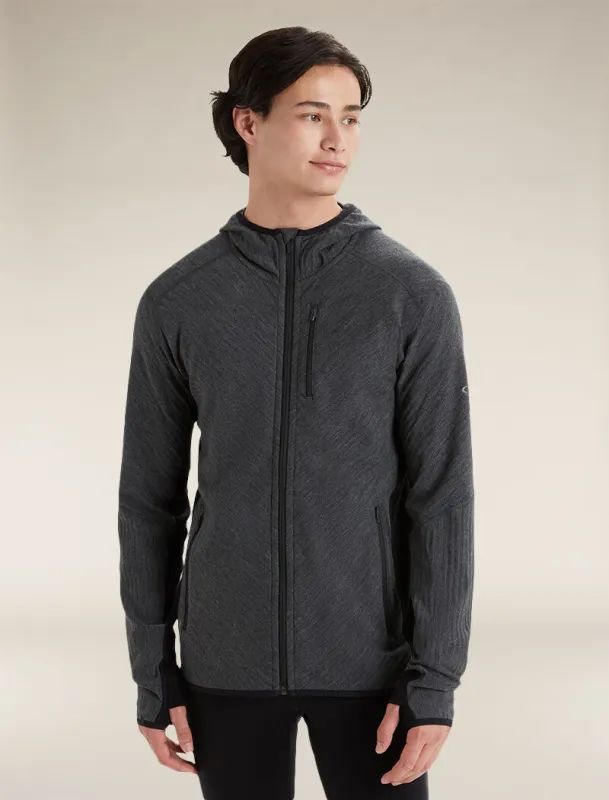 Men's Descender Long Sleeve Zip Hoodie sold by Icebreaker