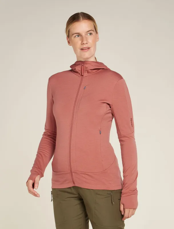 Women's Merino 260 Quantum Long Sleeve Zip Hoodie sold by Icebreaker