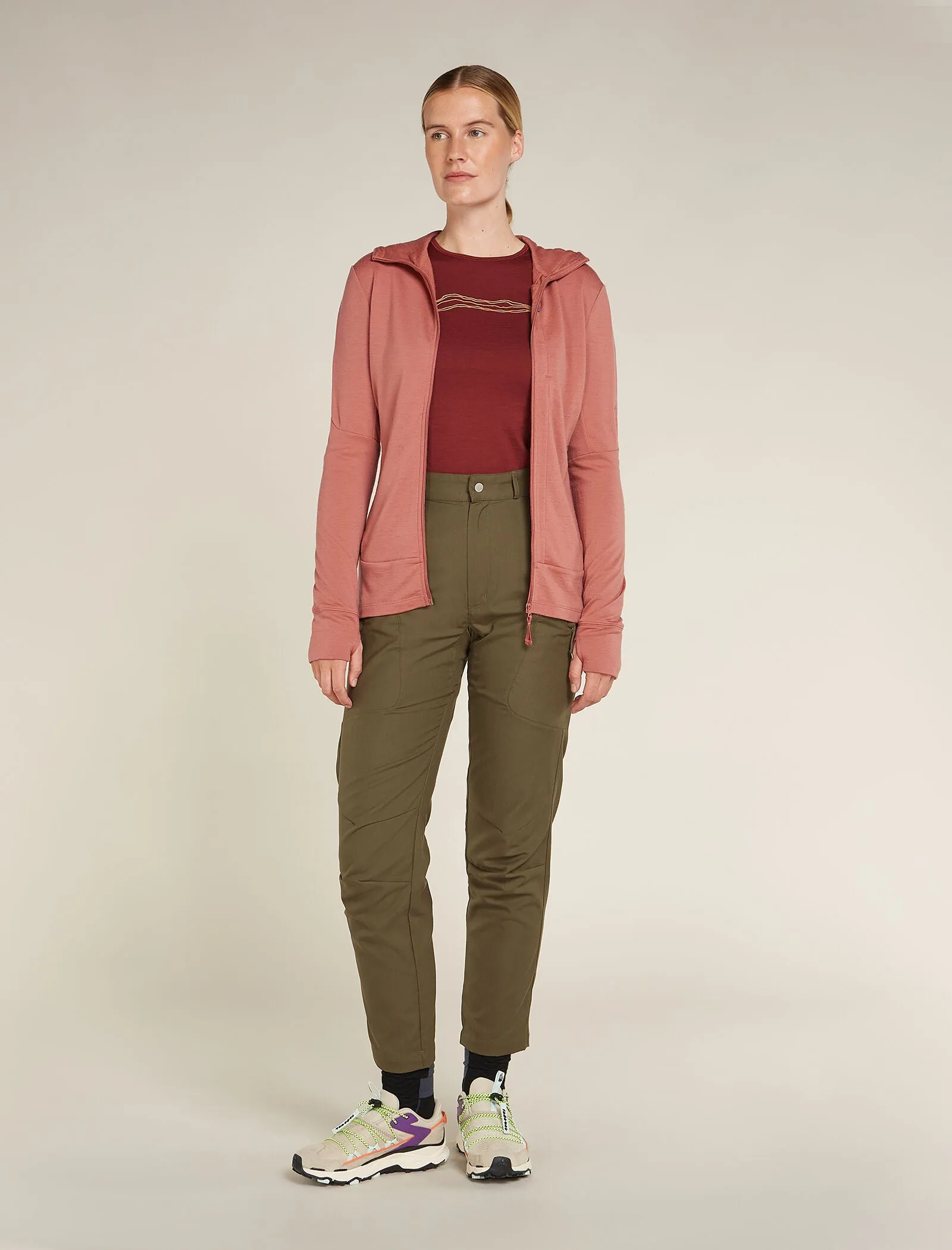 Women's Merino 260 Quantum Long Sleeve Zip Hoodie sold by Icebreaker product image thumbnail 3