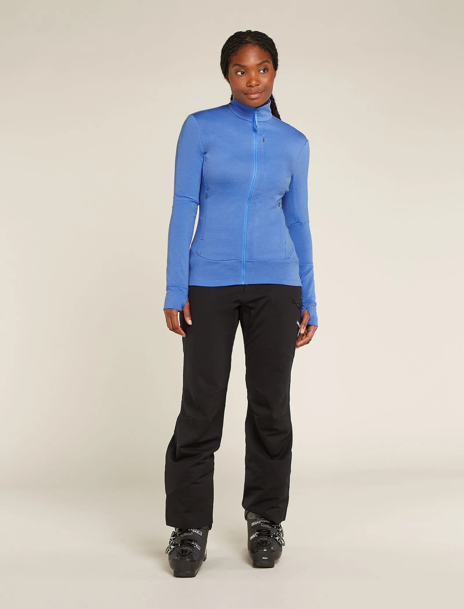 Women's Merino 260 Quantum Long Sleeve Zip Jacket sold by Icebreaker product image thumbnail 3
