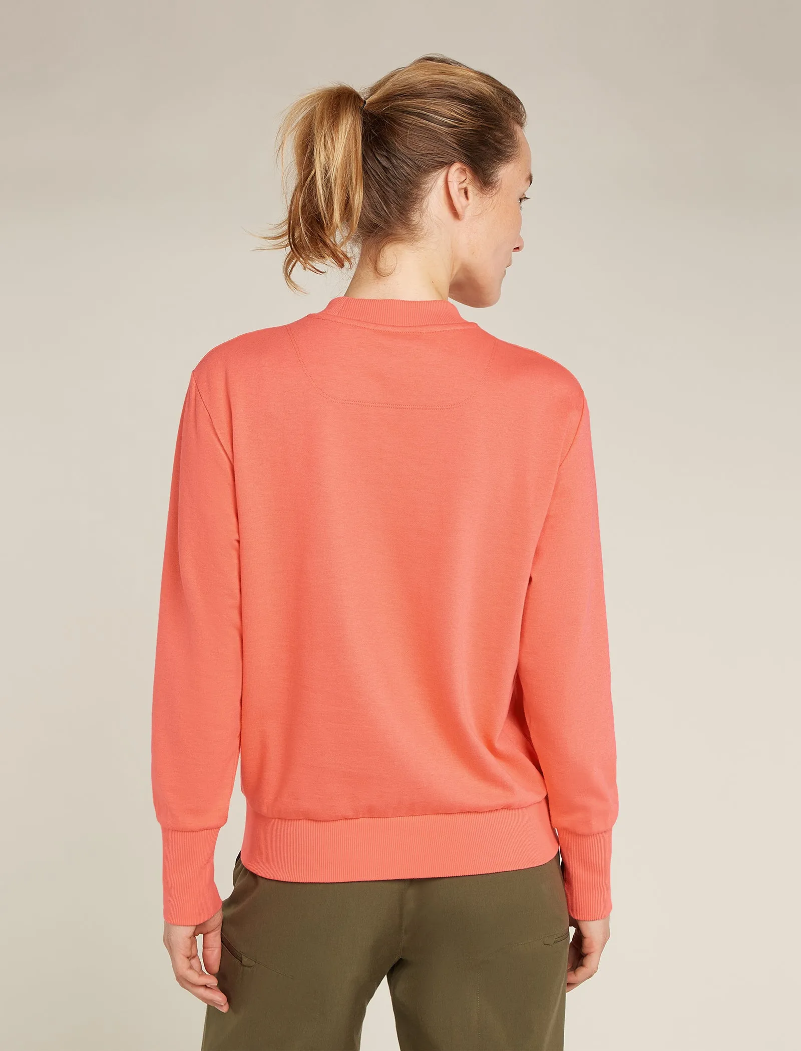 Women's Central Long Sleeve Sweatshirt sold by Icebreaker product image thumbnail 2