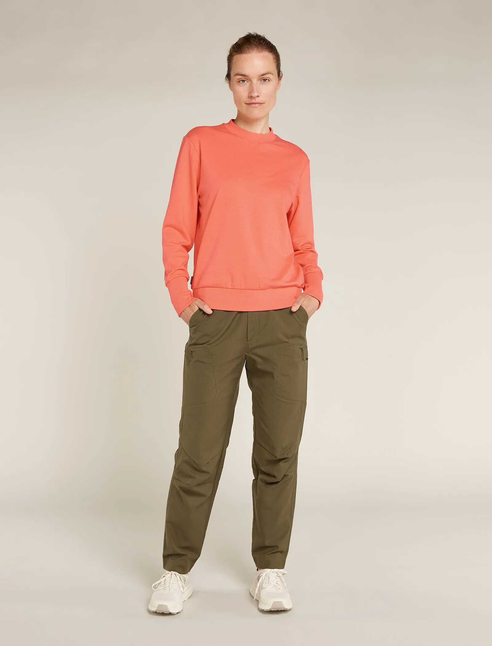 Women's Central Long Sleeve Sweatshirt sold by Icebreaker product image thumbnail 3