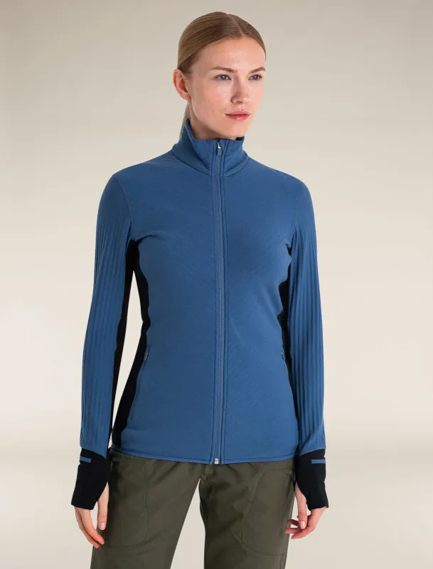 Women's Descender Long Sleeve Zip Jacket sold by Icebreaker
