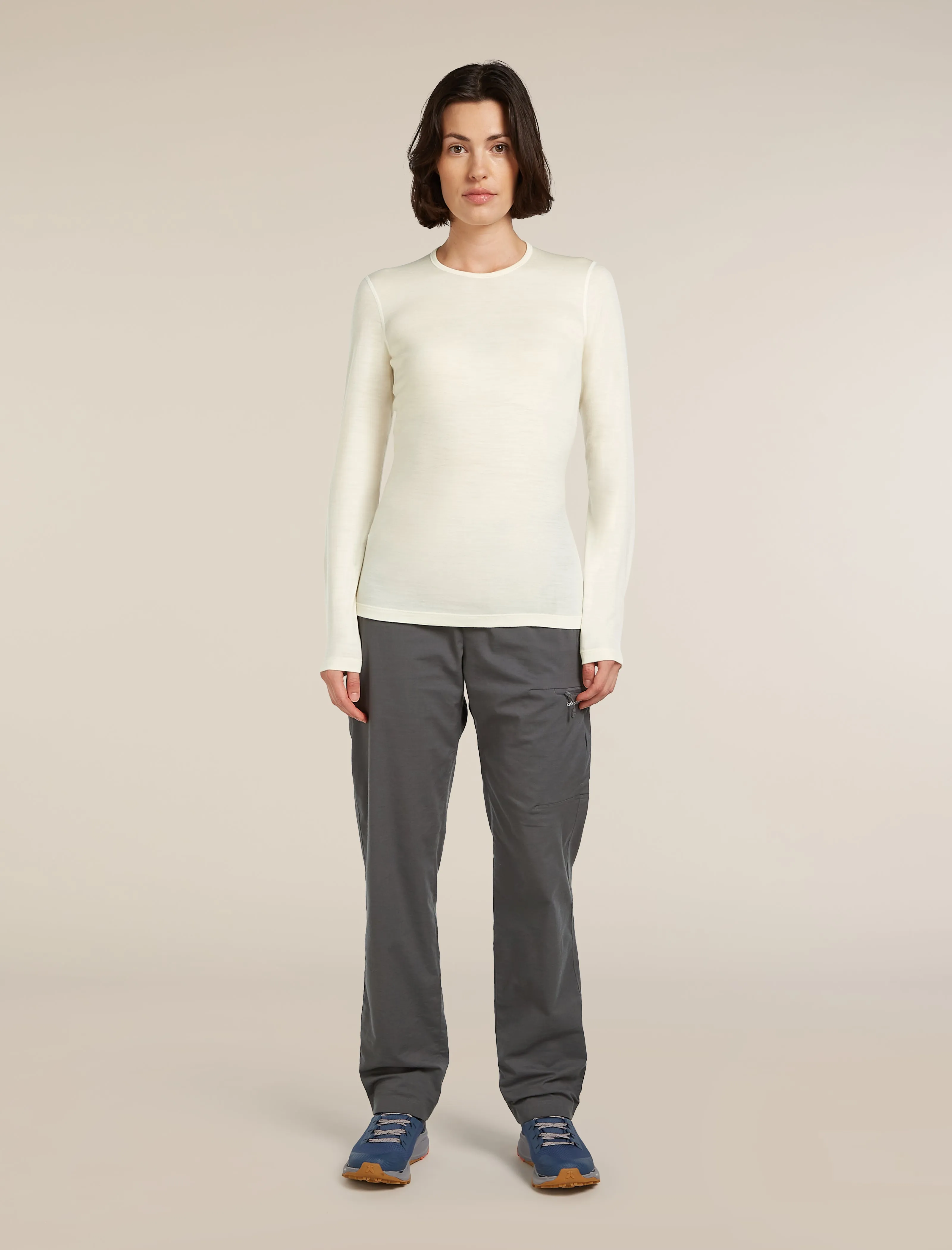 Women's Merino 200 Oasis Long Sleeve Crewe Thermal Top sold by Icebreaker product image thumbnail 3