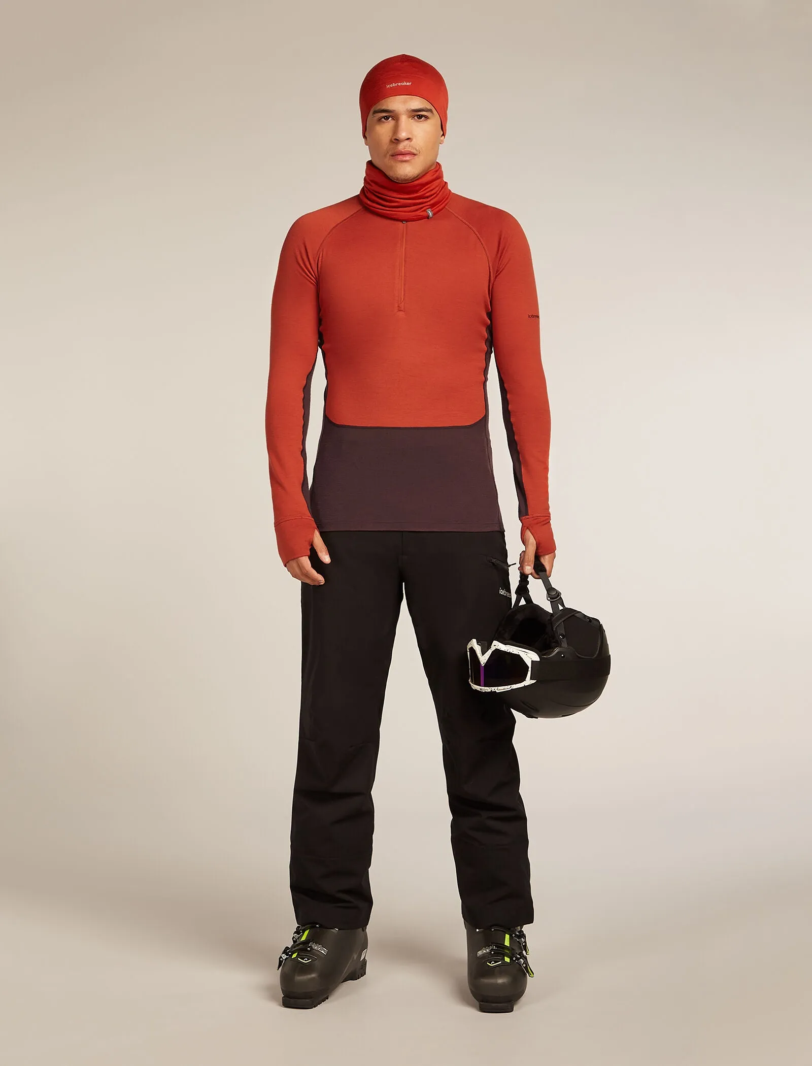 Men's Merino 260 ZoneKnit™ Long Sleeve Half Zip Thermal Top sold by Icebreaker product image thumbnail 4