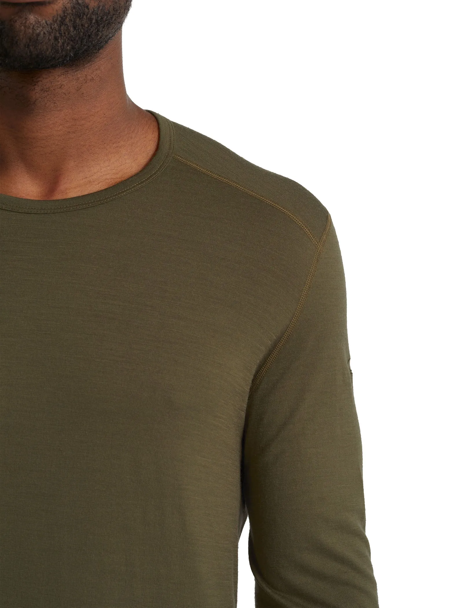 Men's Merino 200 Oasis Long Sleeve Crewe Thermal Top sold by Icebreaker product image thumbnail 5