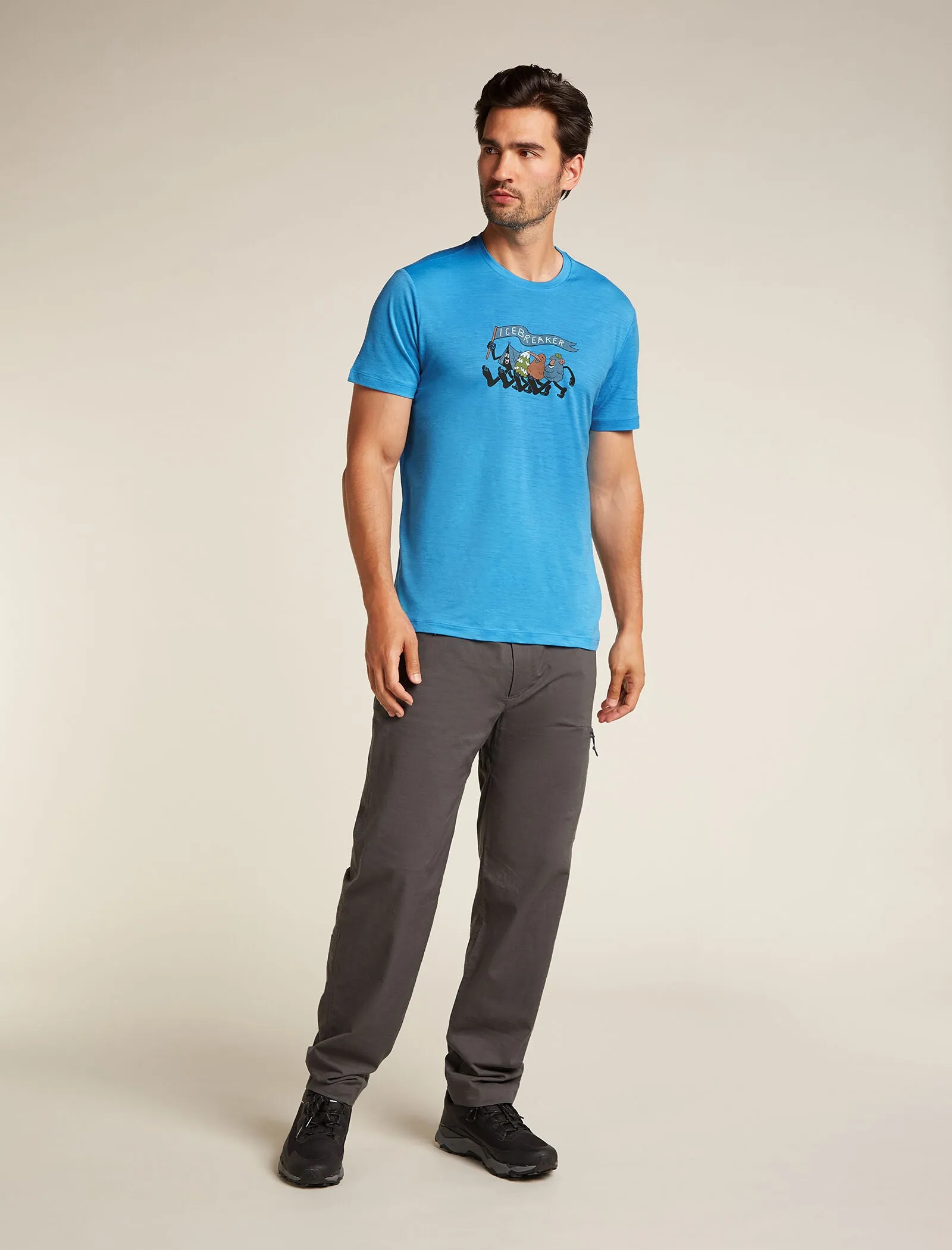 Men's Merino 150 Tech Lite Short Sleeve T-Shirt Hike Together sold by Icebreaker product image thumbnail 3