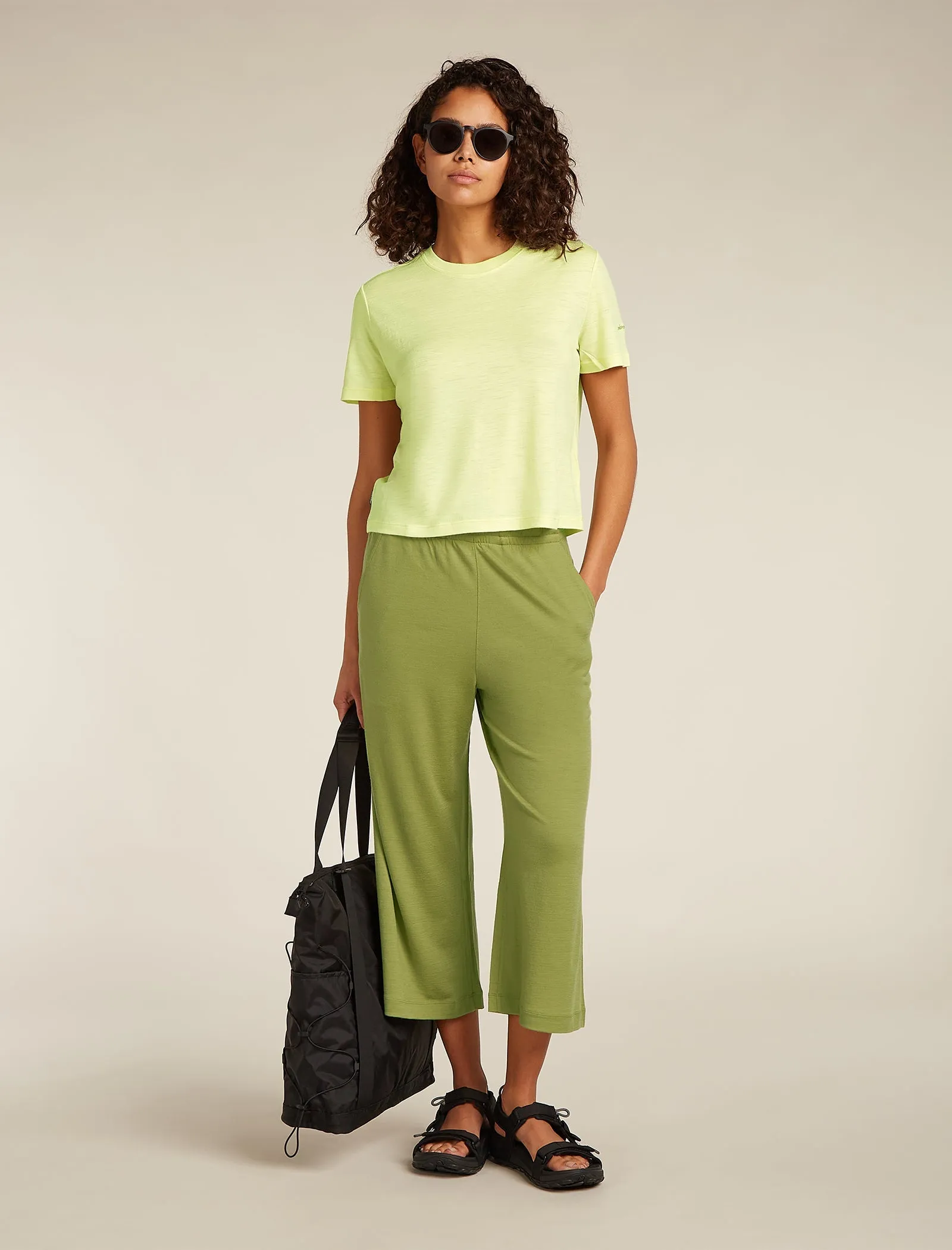 Women's Merino 150 Tech Lite Short Sleeve Crop T-Shirt sold by Icebreaker product image thumbnail 4