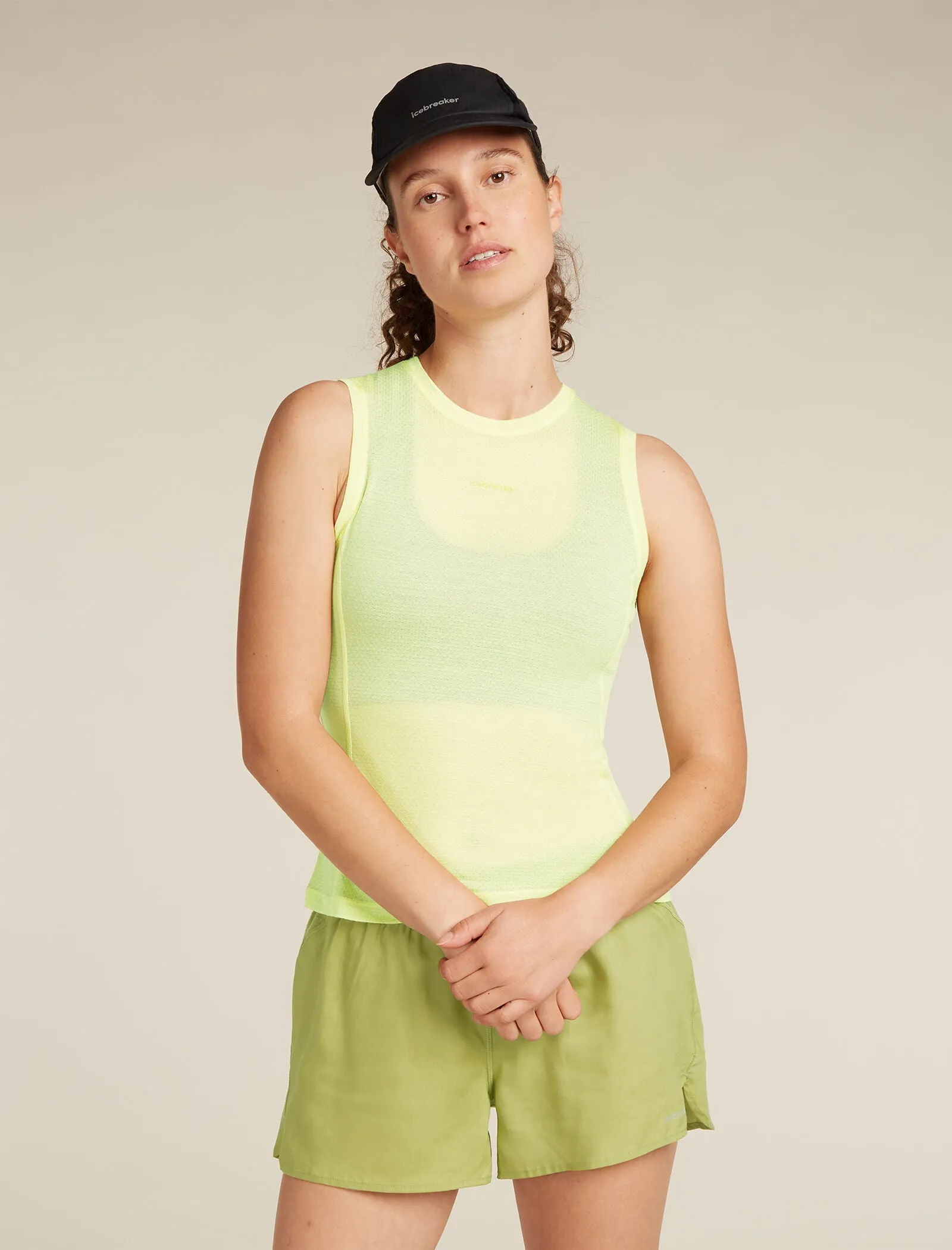 Women's Merino Blend 75 Cool-Lite™ Featherlight™ Tank sold by Icebreaker