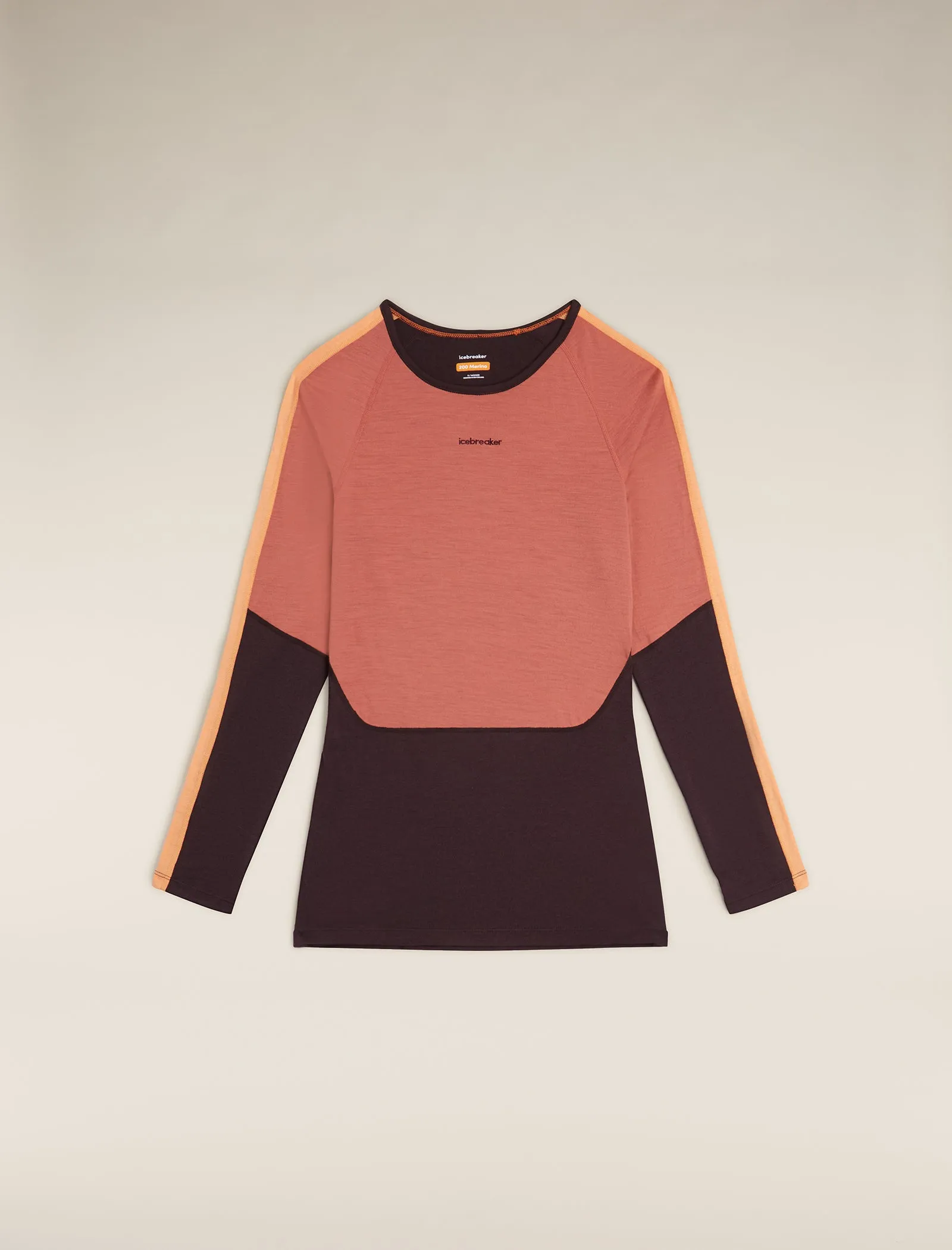 Women's Merino 200 Sonebula Long Sleeve Crewe Thermal Top sold by Icebreaker product image thumbnail 2