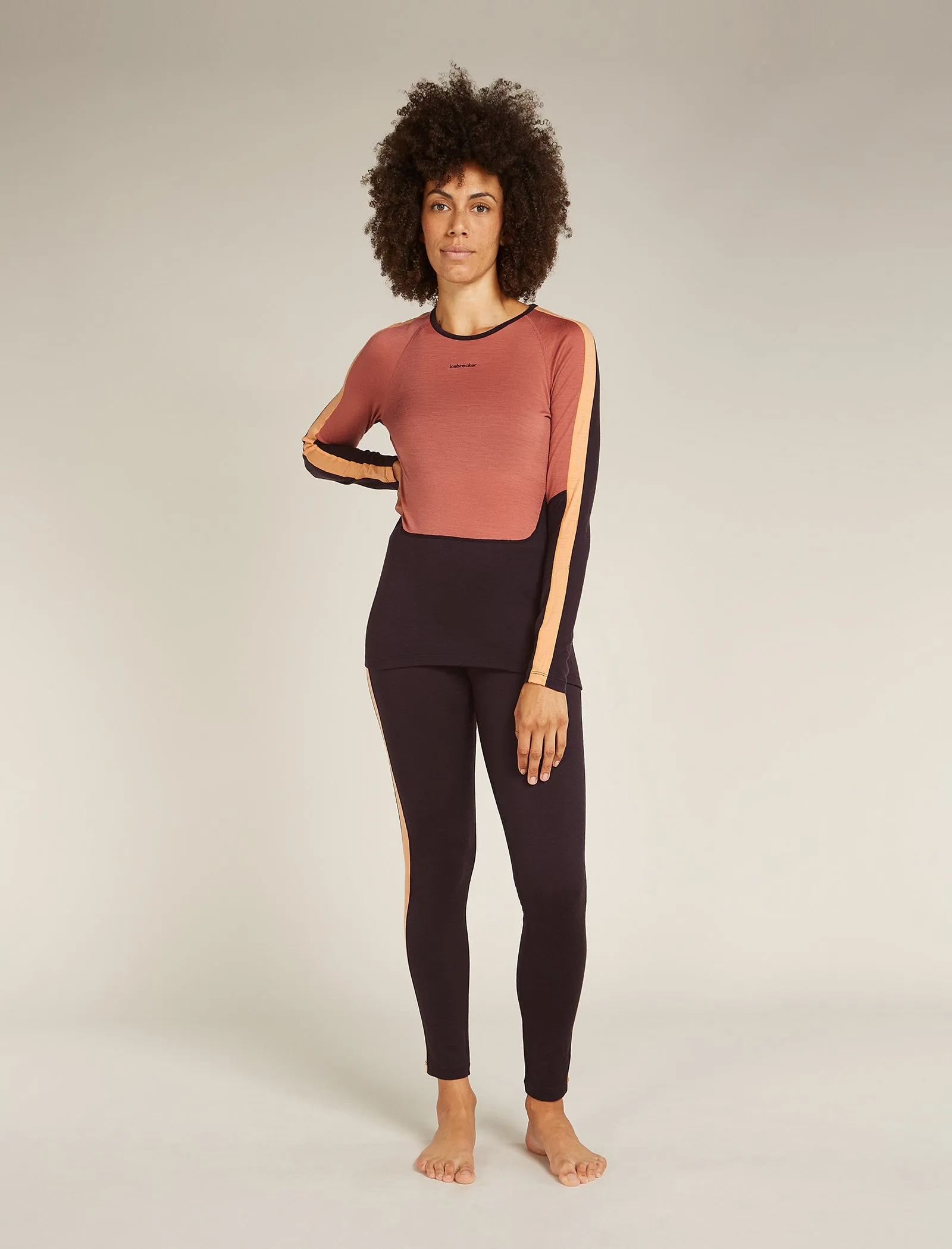 Women's Merino 200 Sonebula Long Sleeve Crewe Thermal Top sold by Icebreaker product image thumbnail 4