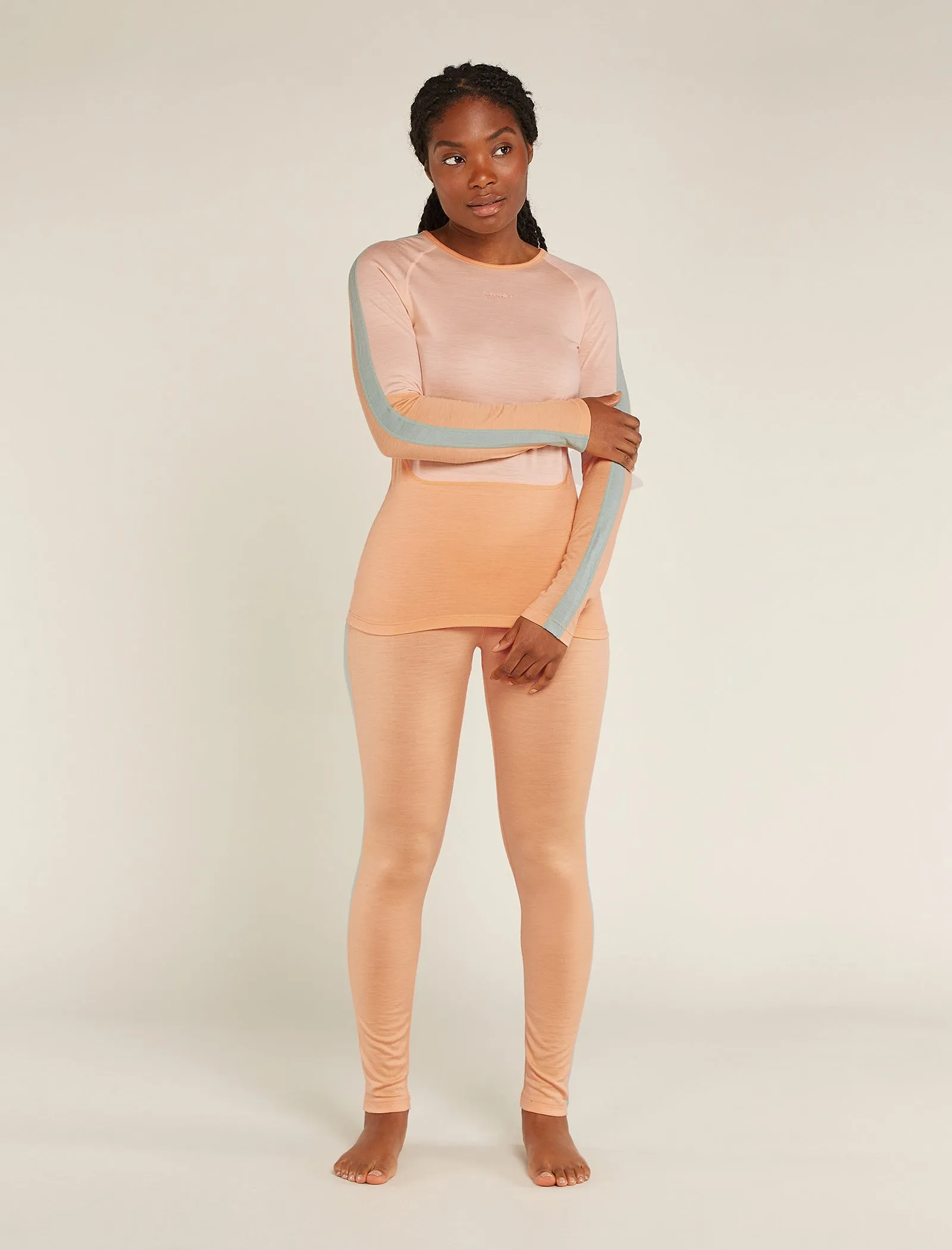 Women's Merino 200 Sonebula Long Sleeve Crewe Thermal Top sold by Icebreaker product image thumbnail 3