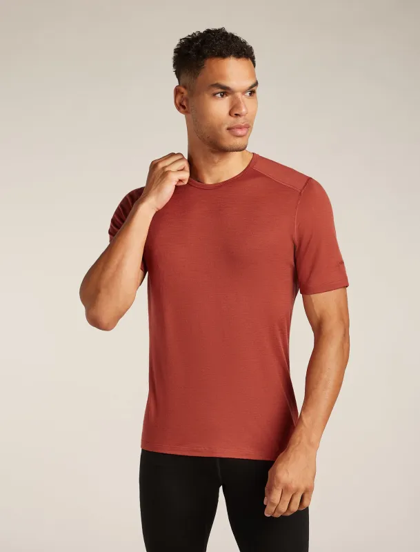 Men's Merino 200 Oasis Short Sleeve Crewe Thermal Top sold by Icebreaker