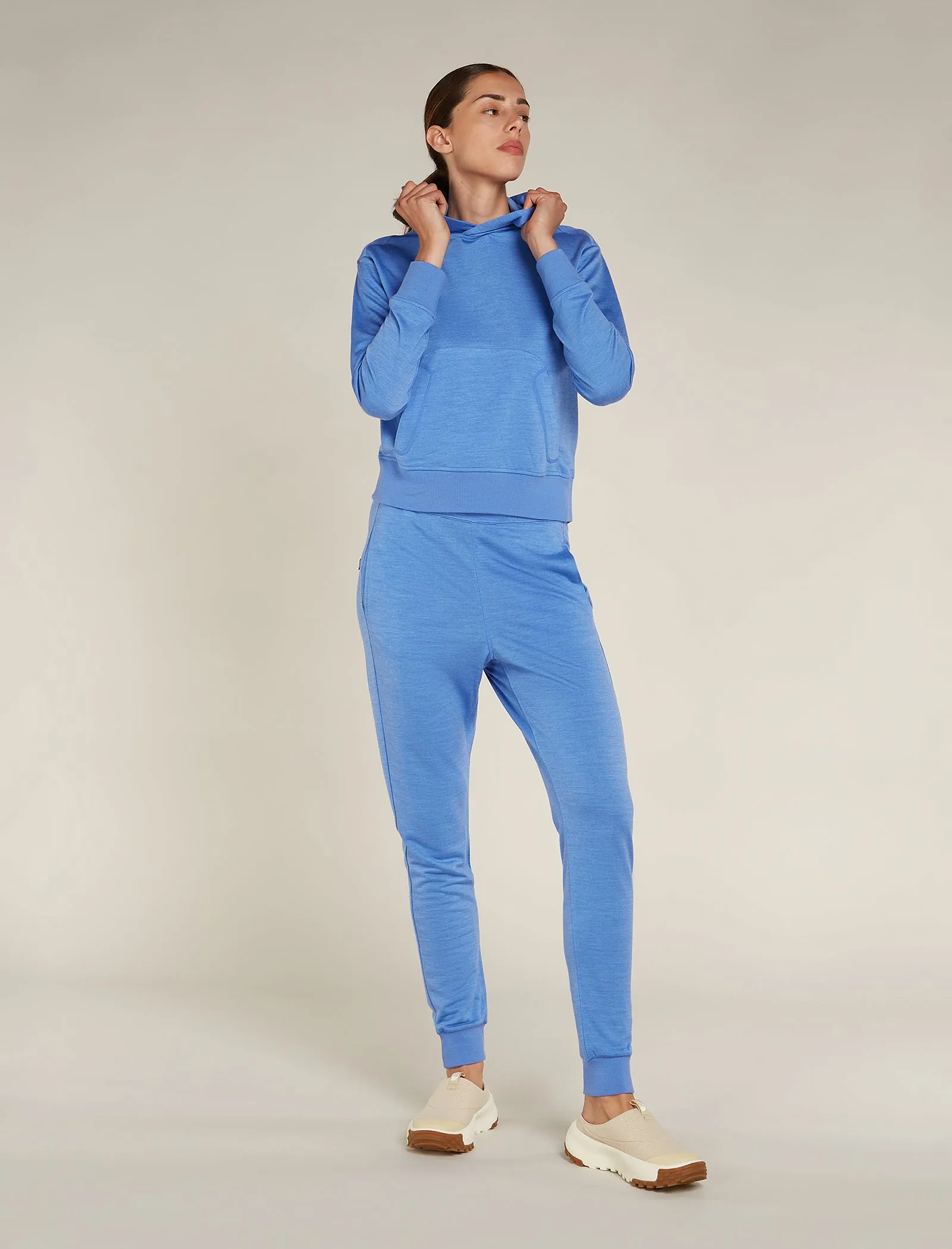 Women's Merino Blend 200 Crush Long Sleeve Hoodie sold by Icebreaker product image thumbnail 4