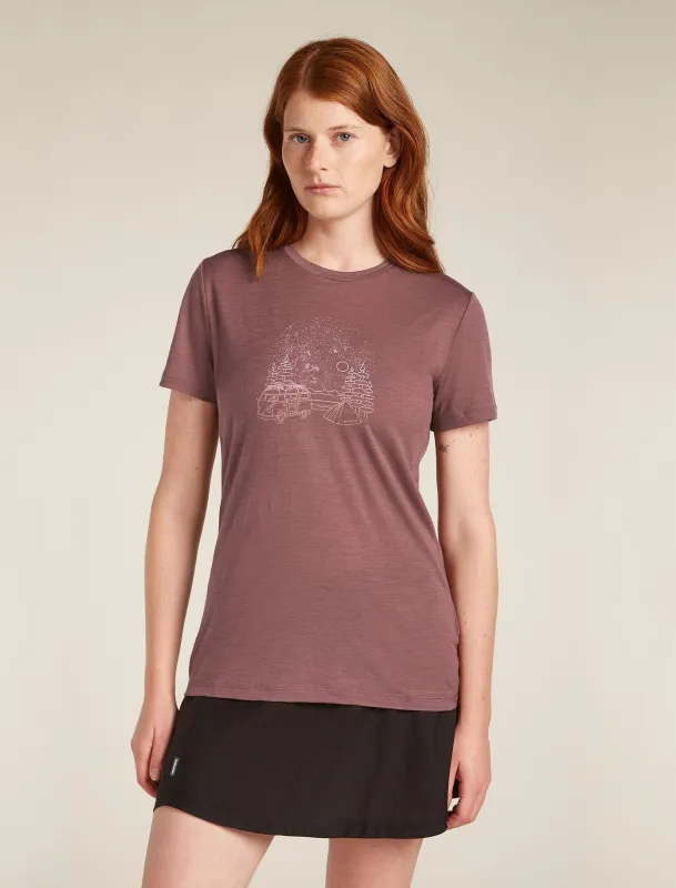 Women's Merino 150 Tech Lite III T-Shirt Van Camp sold by Icebreaker