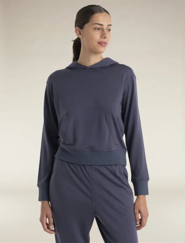 Women's Merino Blend 200 Crush Long Sleeve Hoodie sold by Icebreaker