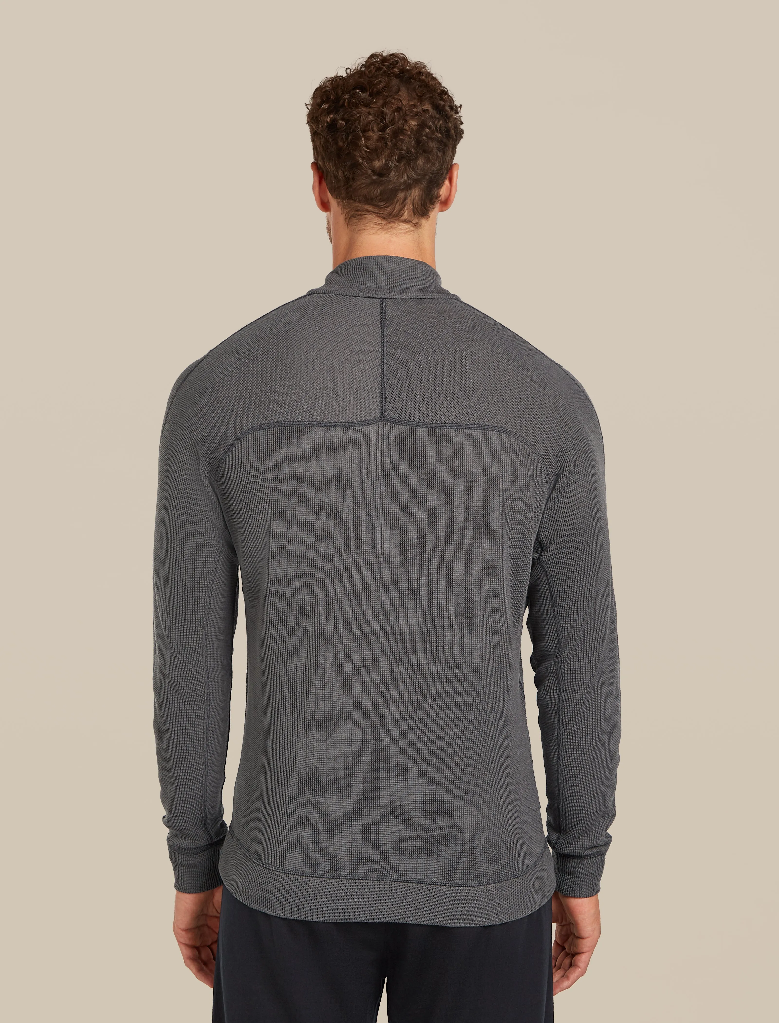 Men's Merino 260 Waffle Knit Wander Long Sleeve Half Zip sold by Icebreaker product image thumbnail 2