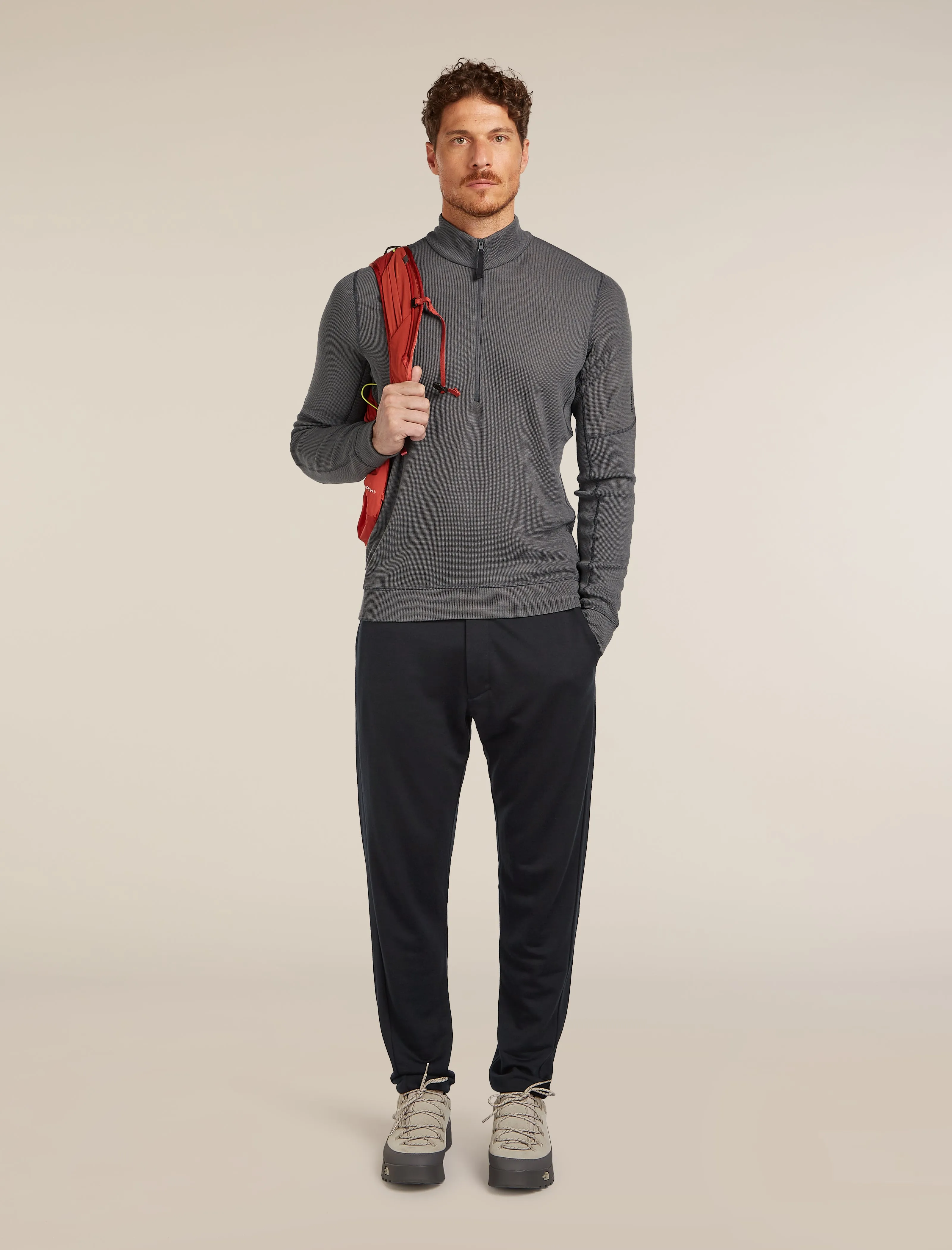 Men's Merino 260 Waffle Knit Wander Long Sleeve Half Zip sold by Icebreaker product image thumbnail 4