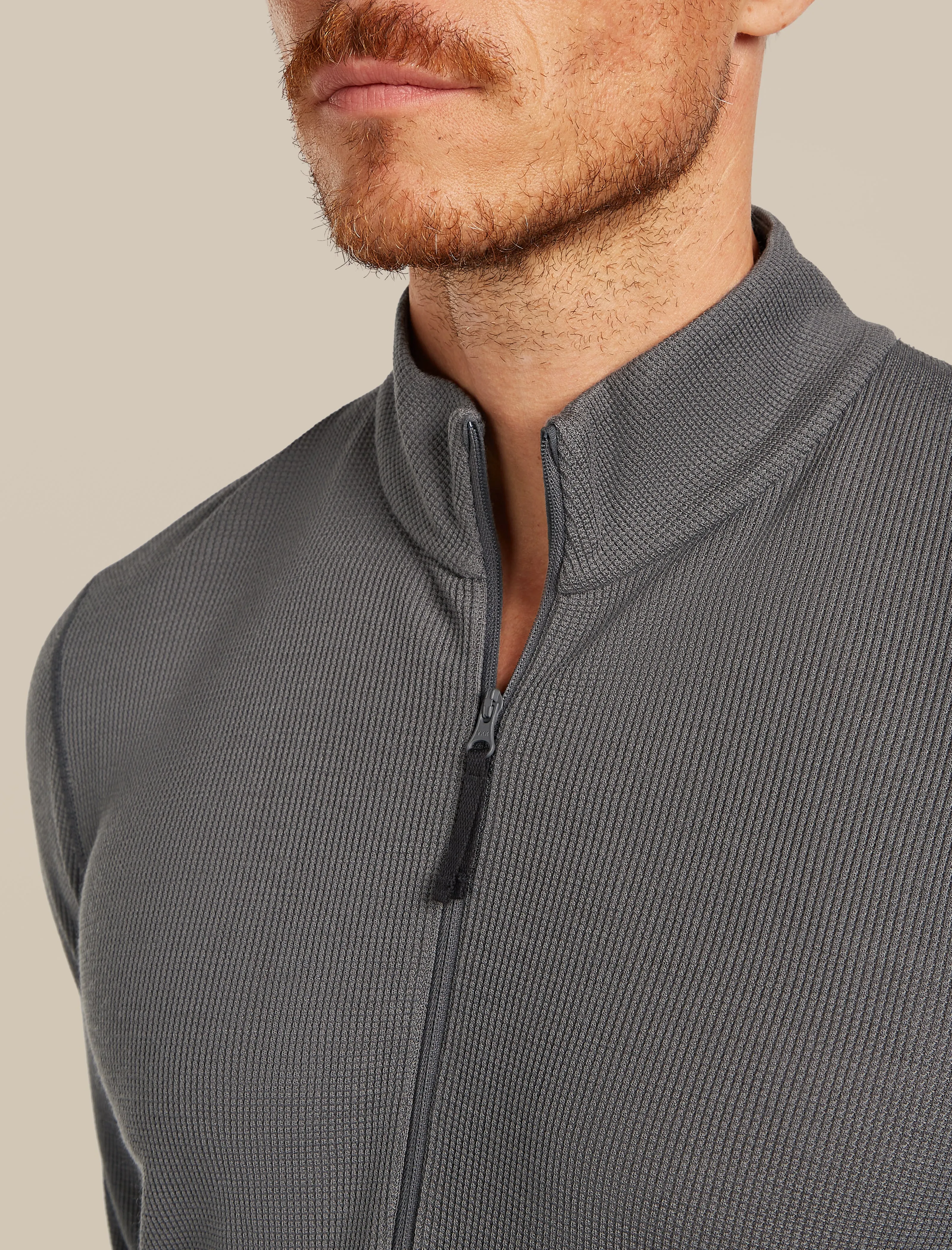 Men's Merino 260 Waffle Knit Wander Long Sleeve Half Zip sold by Icebreaker product image thumbnail 5