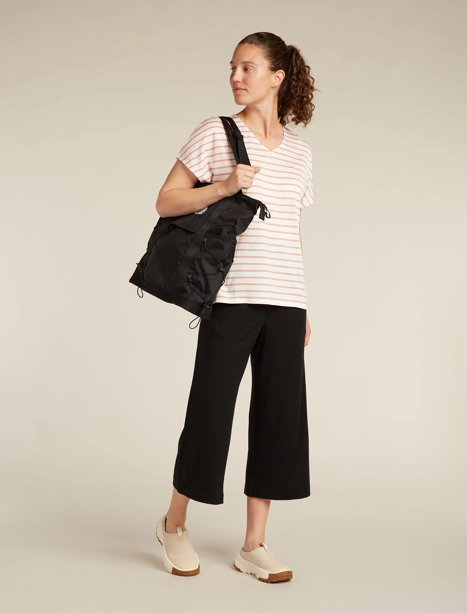 Women's Merino Blend Drayden Reversible Top Stripe sold by Icebreaker product image thumbnail 4