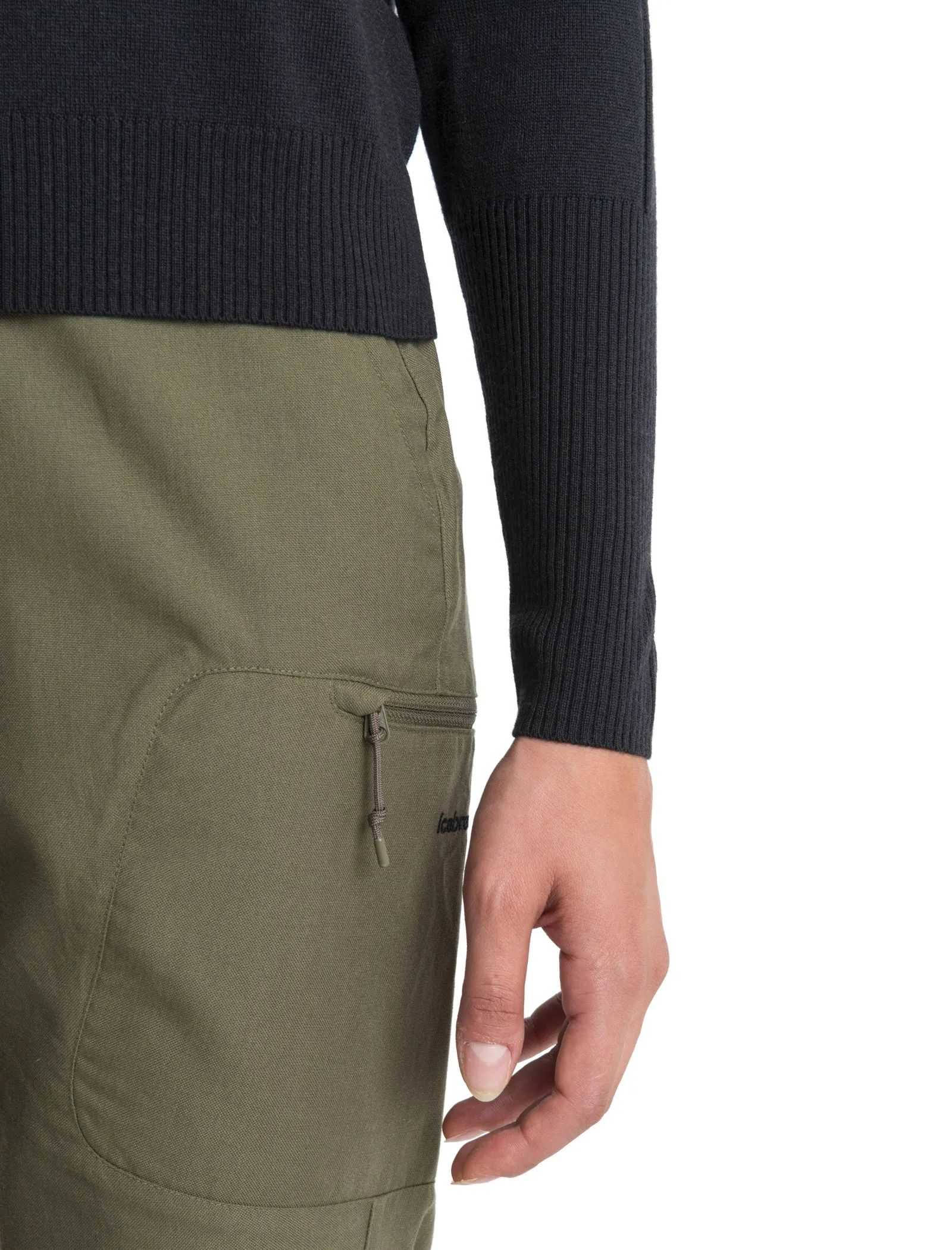 Women's MerinoFine™ Luxe Long Sleeve High Neck Sweater sold by Icebreaker product image thumbnail 4