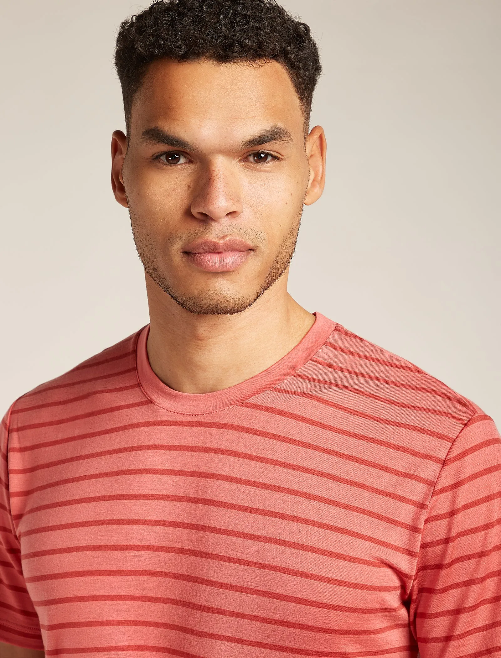 Men's Merino Blend Drayden Short Sleeve T-Shirt Stripe sold by Icebreaker product image thumbnail 5
